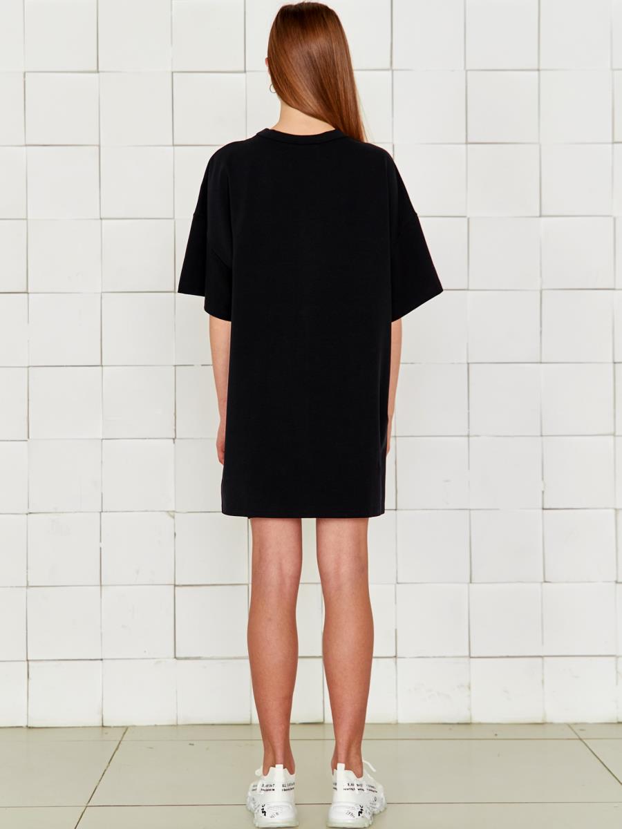 Туника (платье) Soft lines Черный, Crazy Getup 2