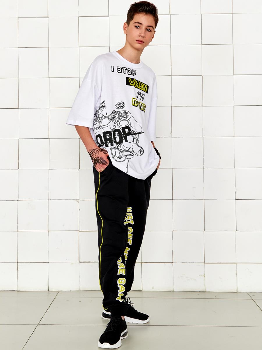 Футболка "MAD GAME", белый, Crazy Getup 1