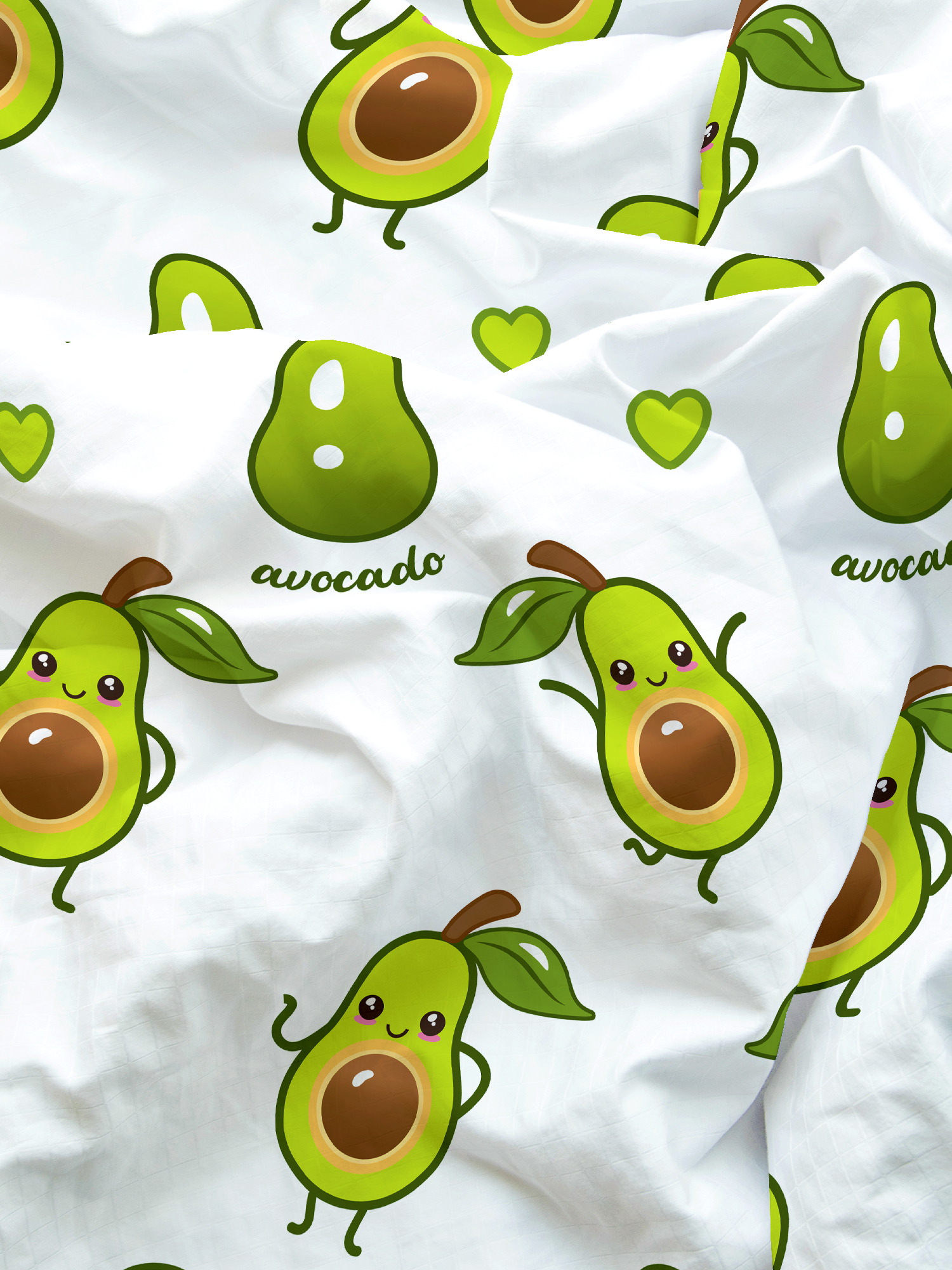 Пододеяльник, Avocado White, Crazy Getup 2