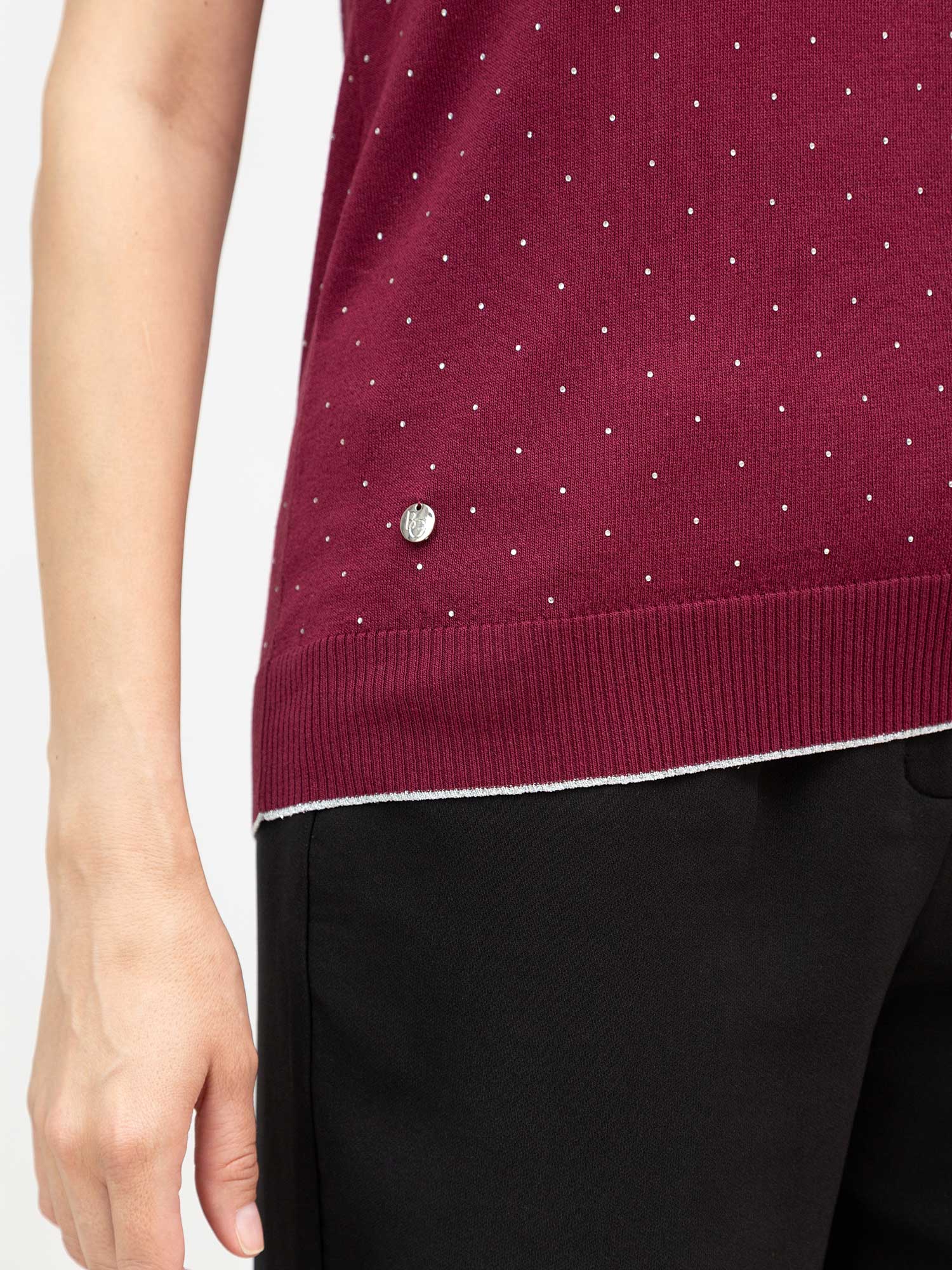 Джемпер "Diamond Shine", пурпурный, BeGood 3