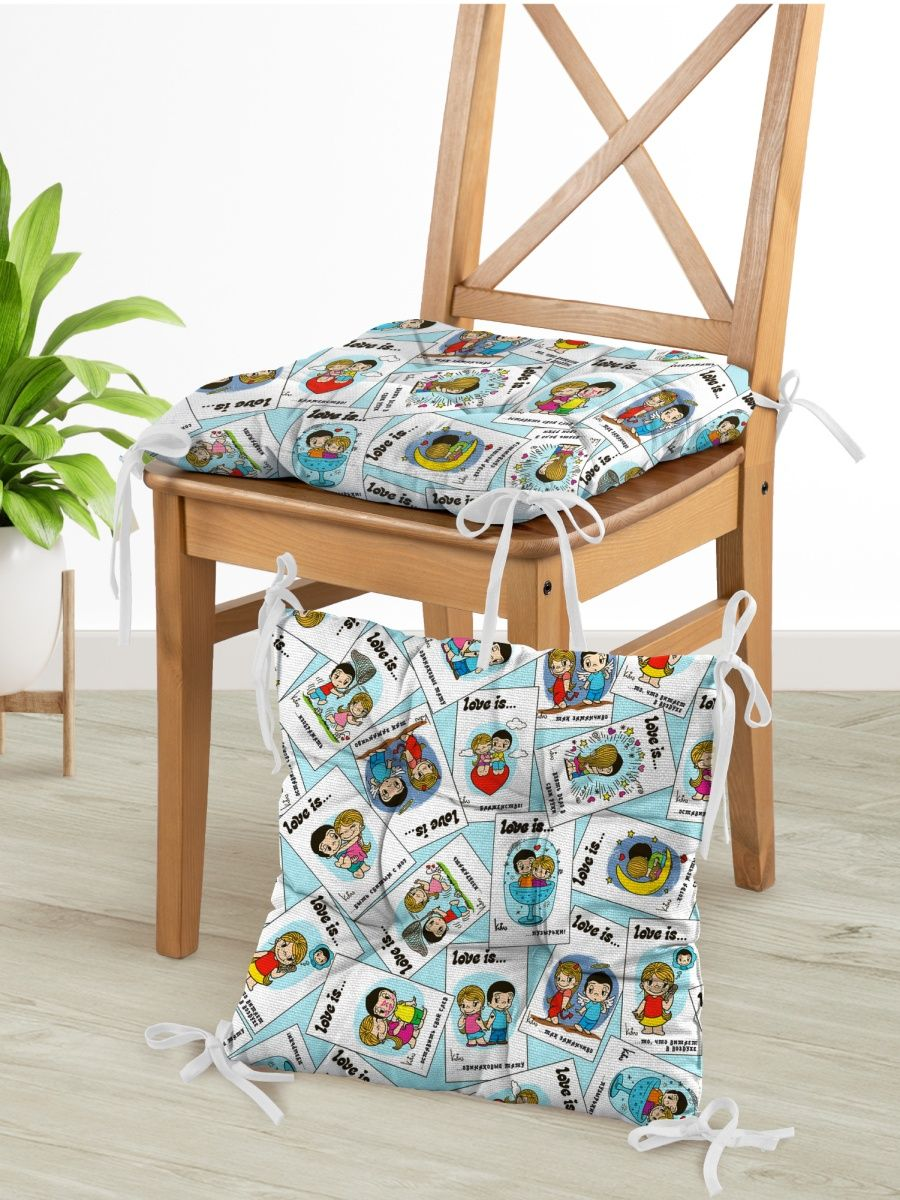 Комплект подушек на стул Непоседа Love is 3