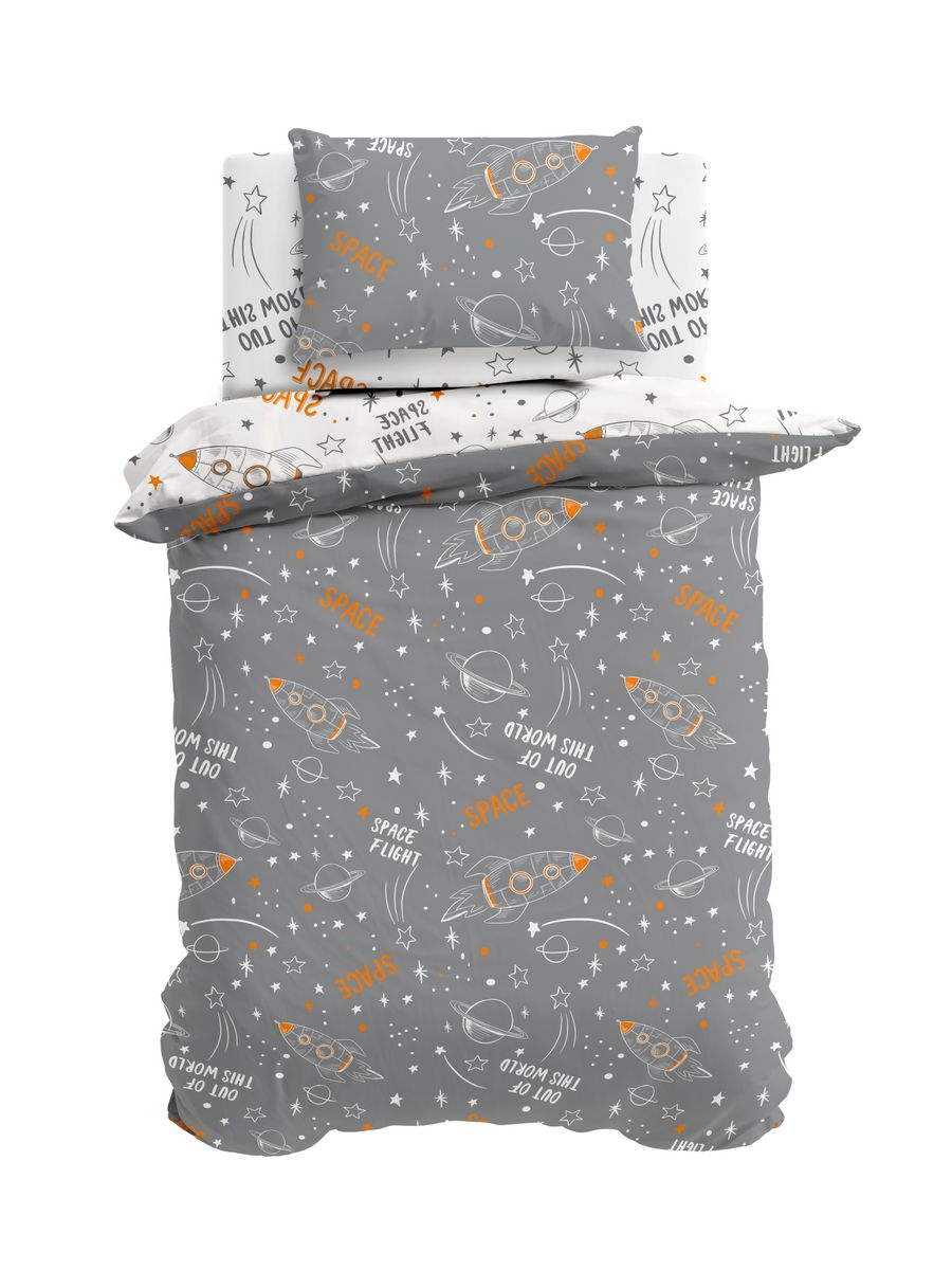 Постельное бельё Juno Space grey 2