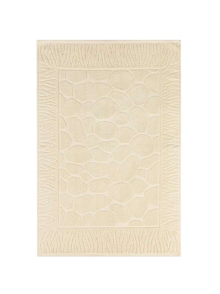 Махровый коврик для ванной, бежевый, Mia Cara 3