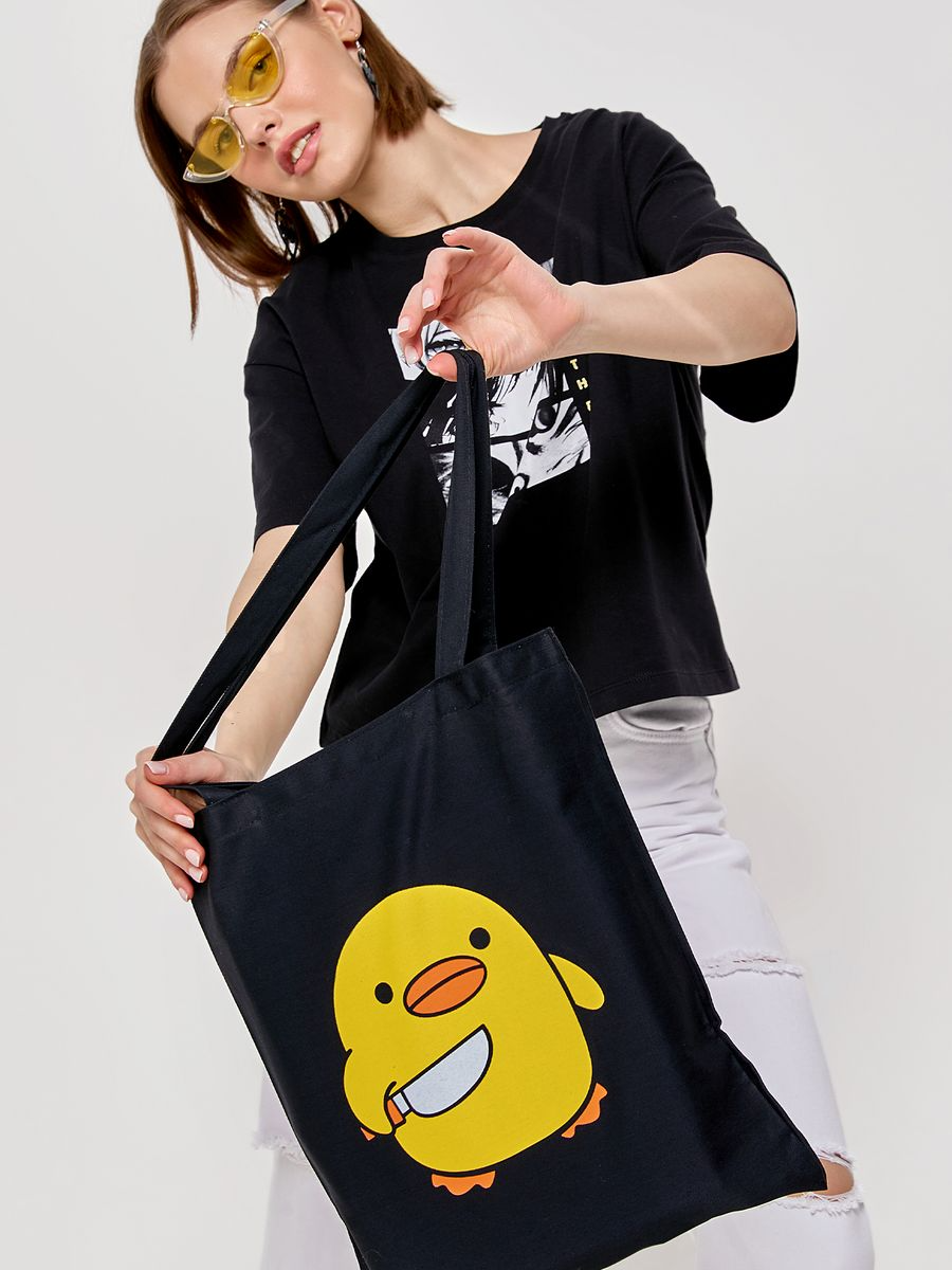 Сумка-шопер Crazy Getup Danger duck 1