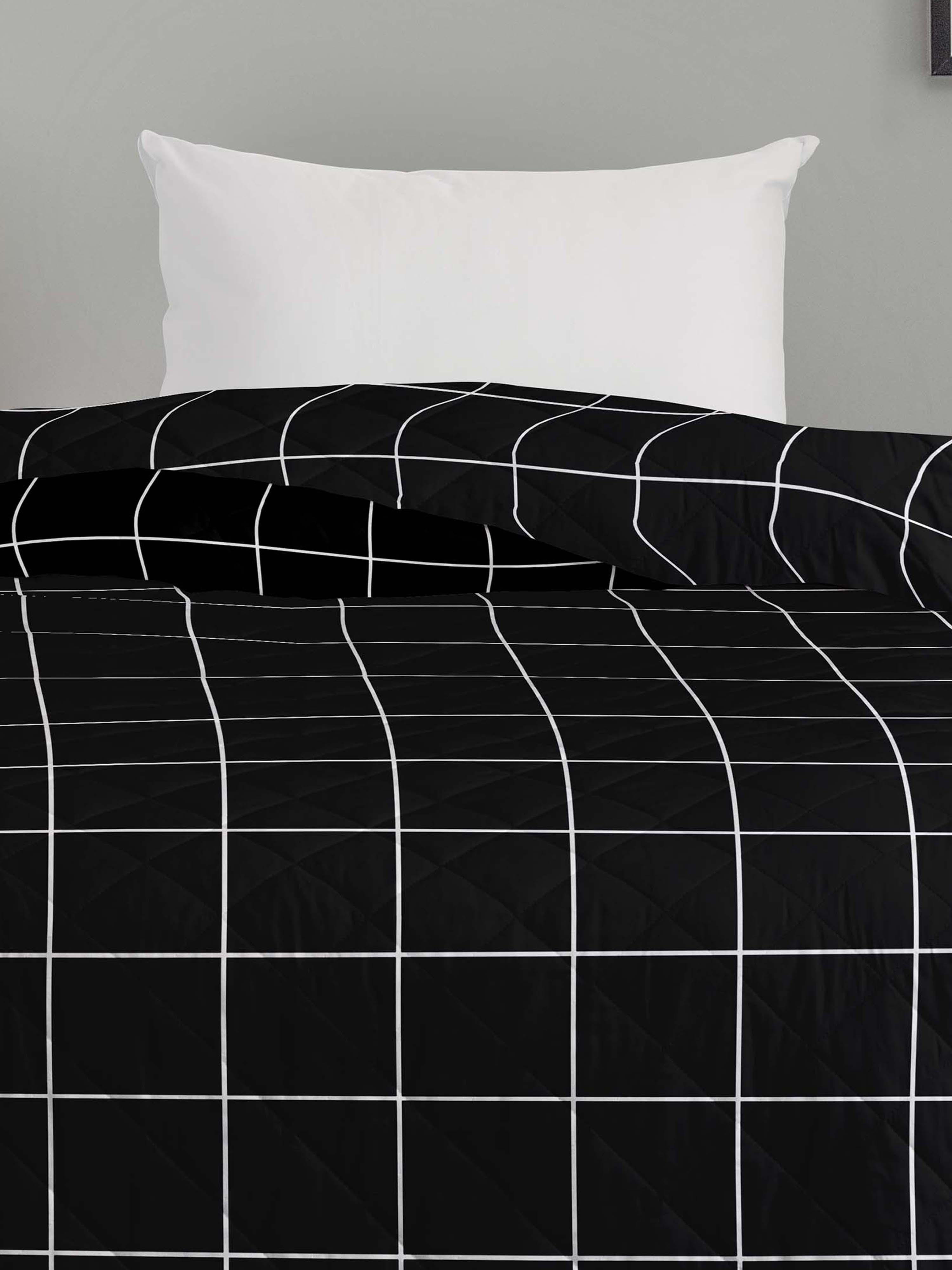 Покрывало Crazy Getup Grid paper black 1