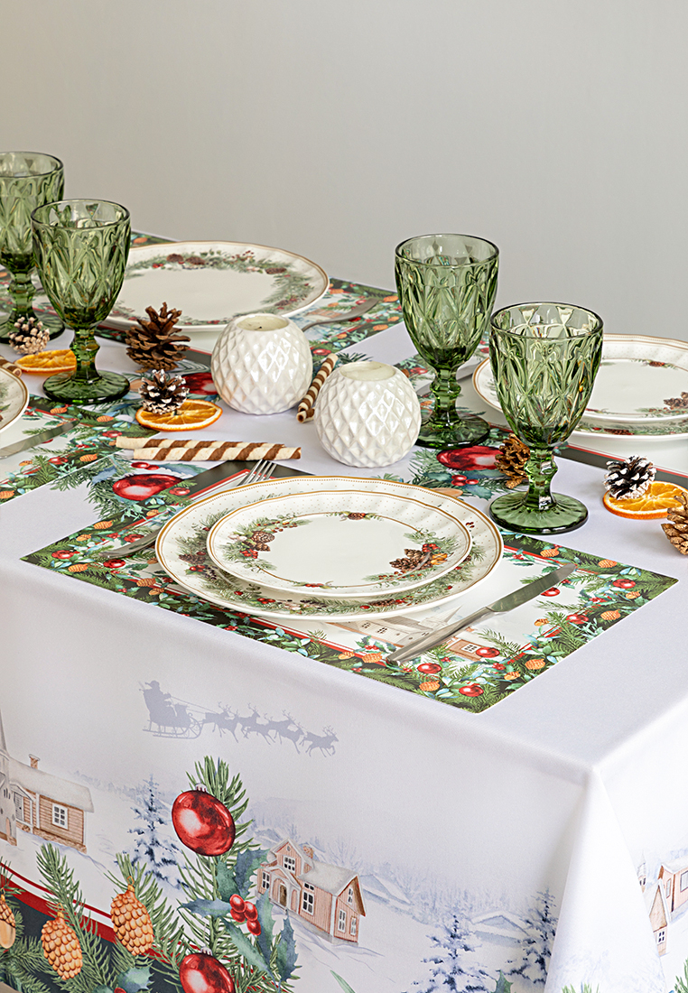 Скатерть Christmas village 4