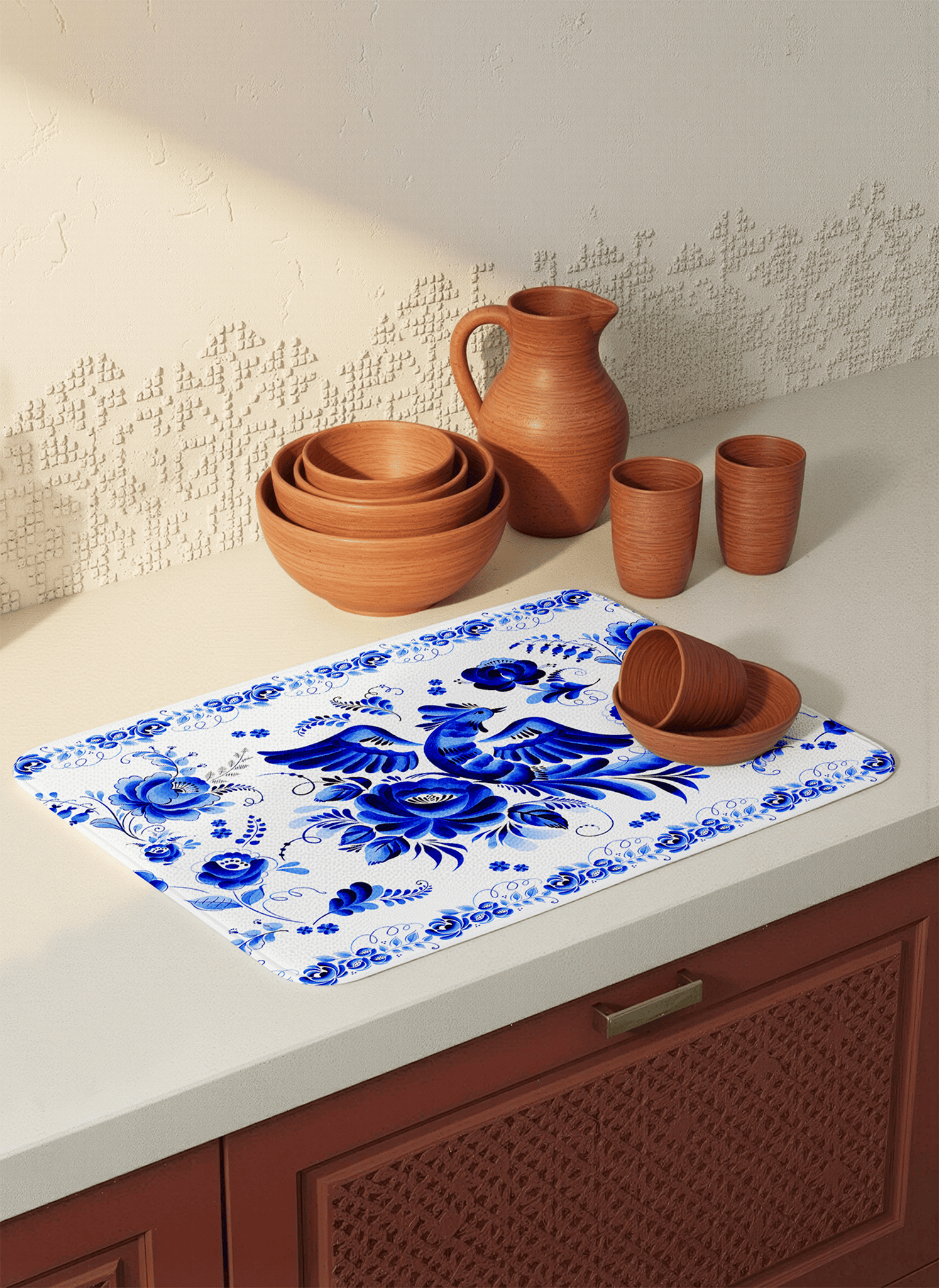 Коврик Унисон Гжель 1