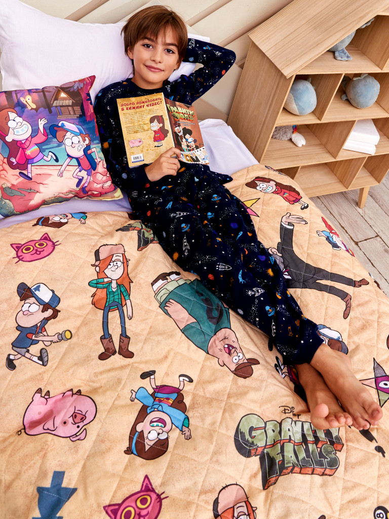 Покрывало стеганое "Гравити Фолз", Непоседа 2