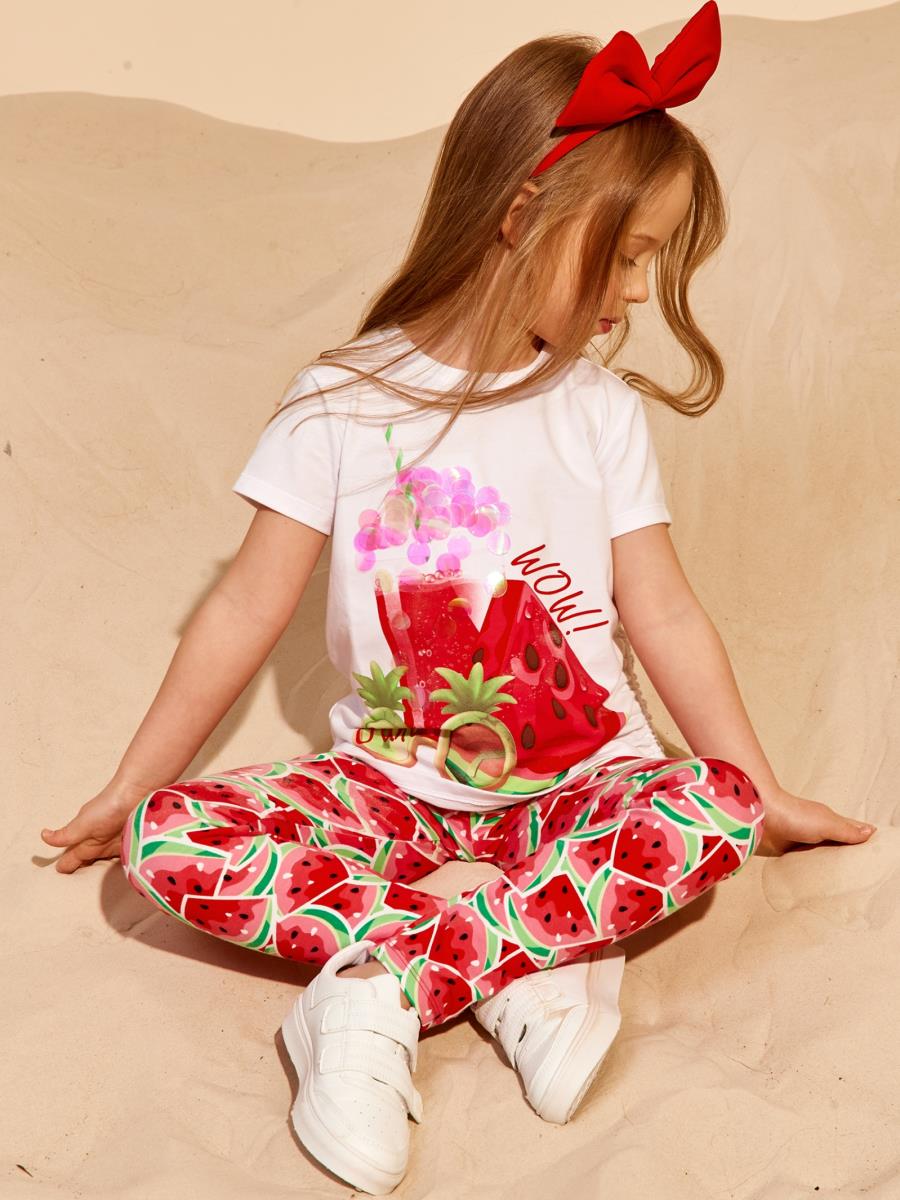 Футболка "SUN AND FUN", белый, Juno 3