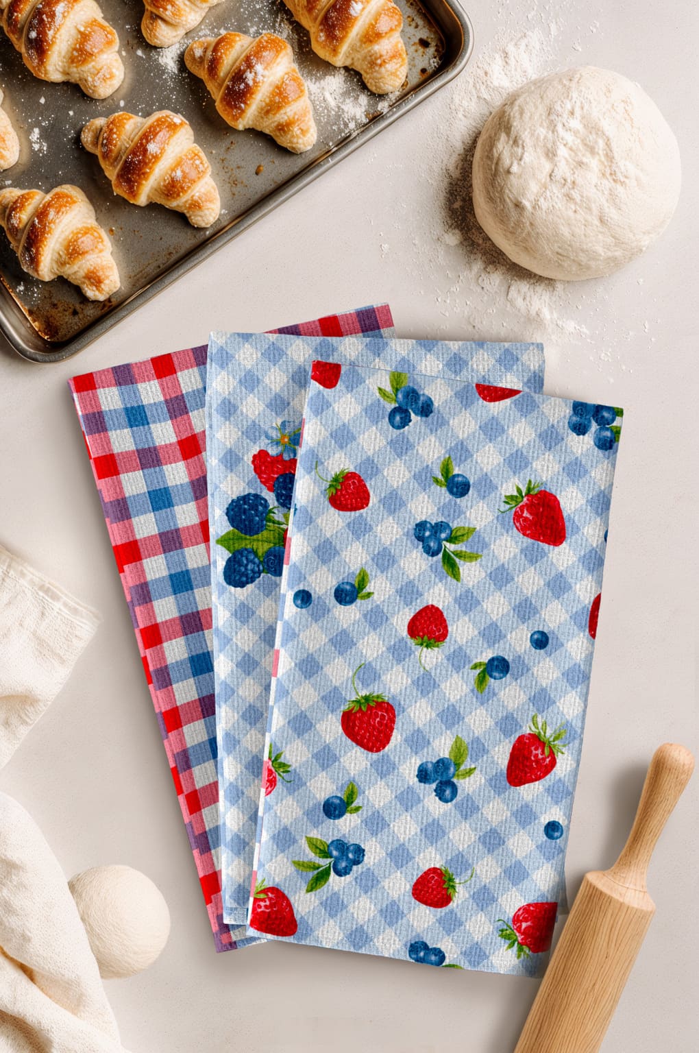 Комплект полотенец Mia Cara Ягодный микс 1