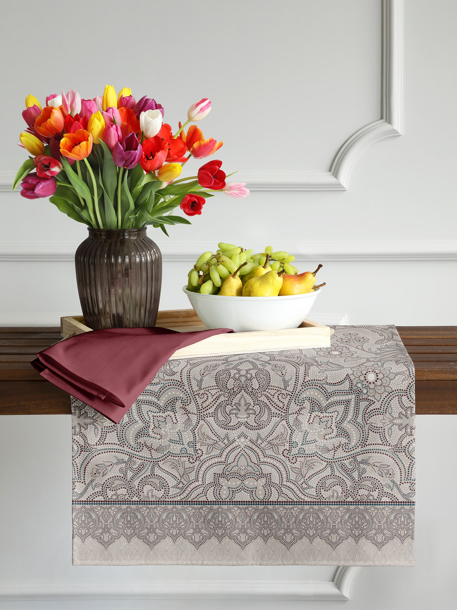 Скатерть-дорожка "Ожерелье", Mia Cara 0