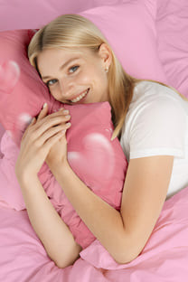 Постельное бельё Флоранс Розовое сердце 7