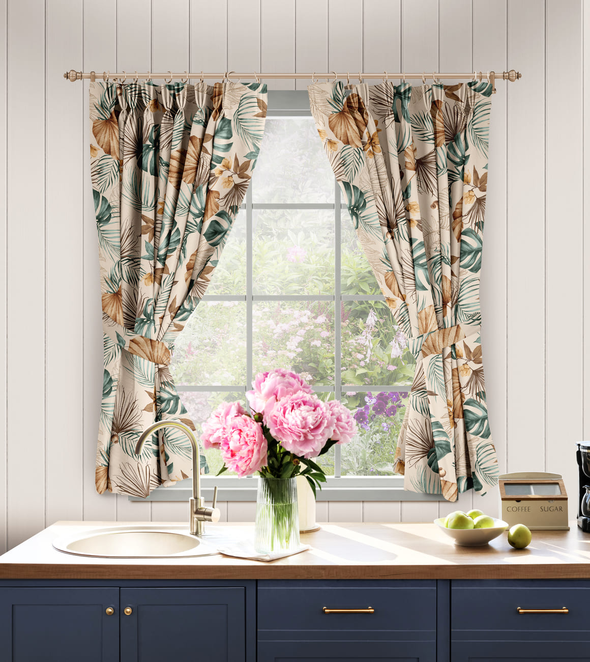 Комплект штор Mia Cara Тропическая пальма 0