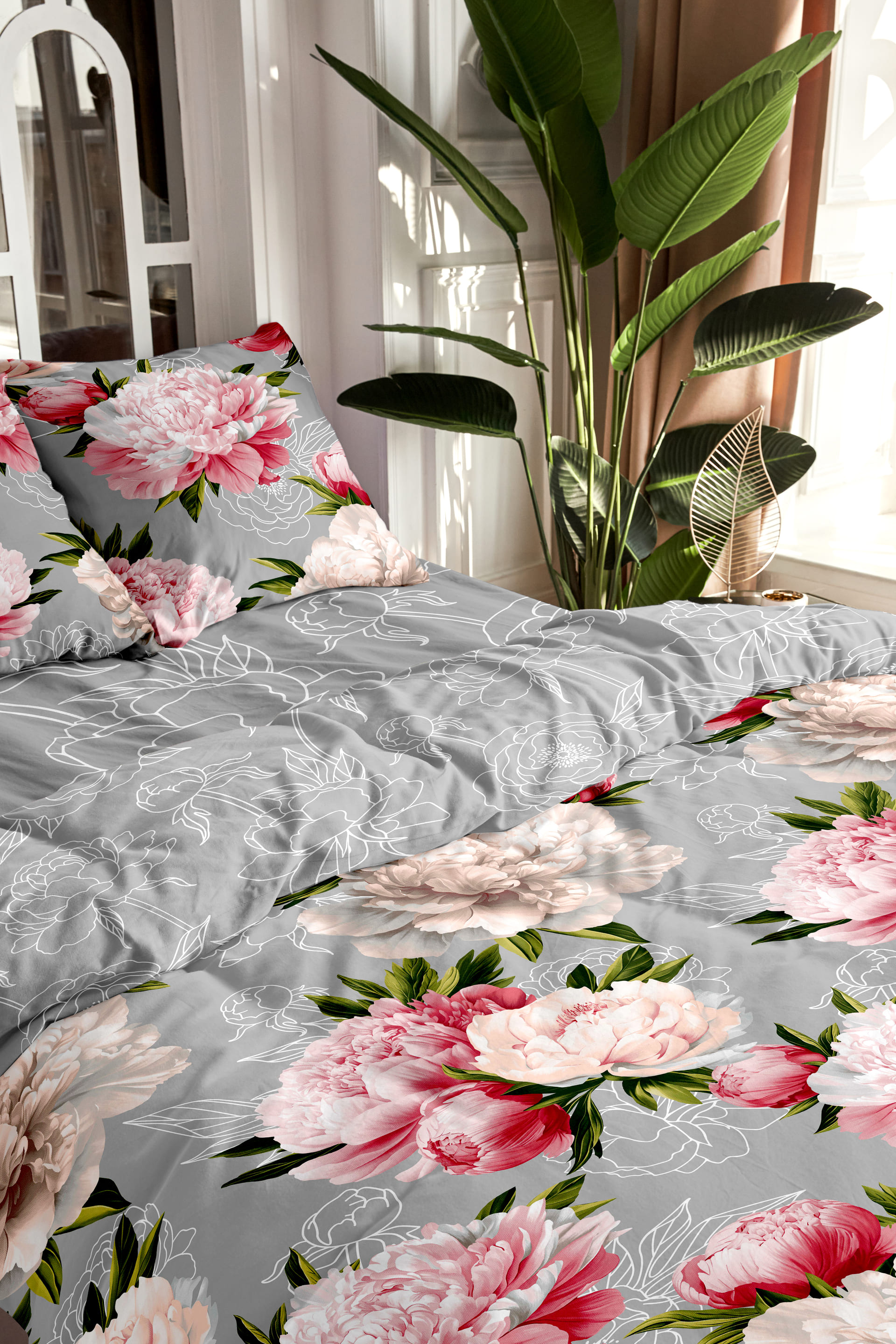 Постельное бельё Унисон Прикосновение пиона 1