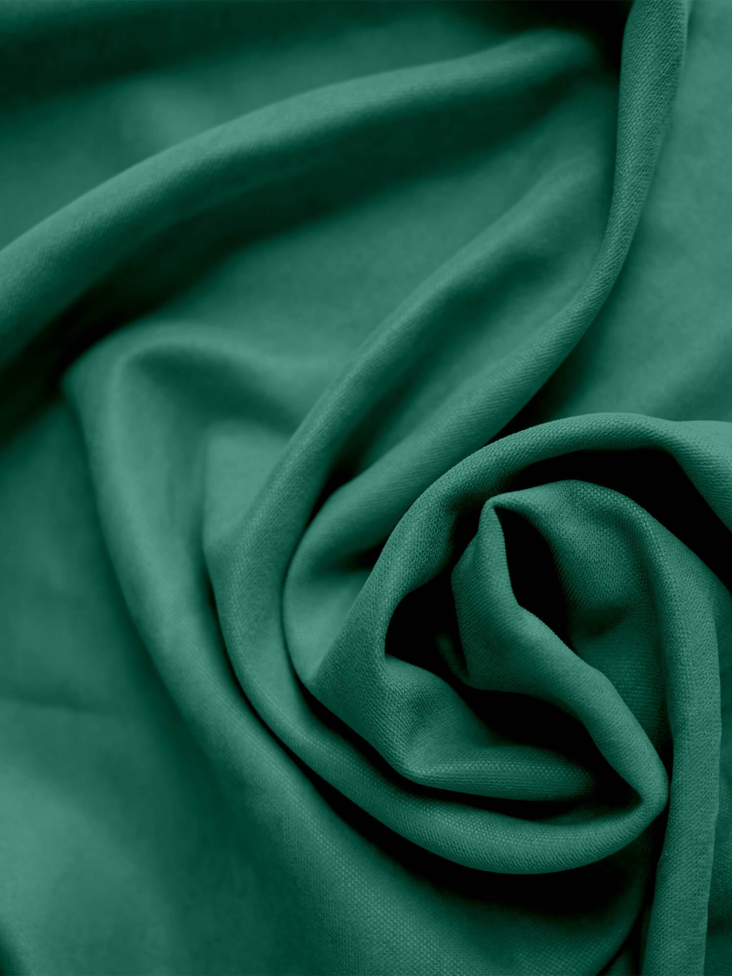 Комплект штор велюр с подхватами 200х270 (2 шт) Essential home рис Teal green Унисон 3