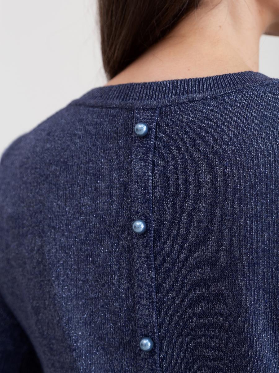 Джемпер "Diamond Shine", темно-синий меланж, BeGood 2