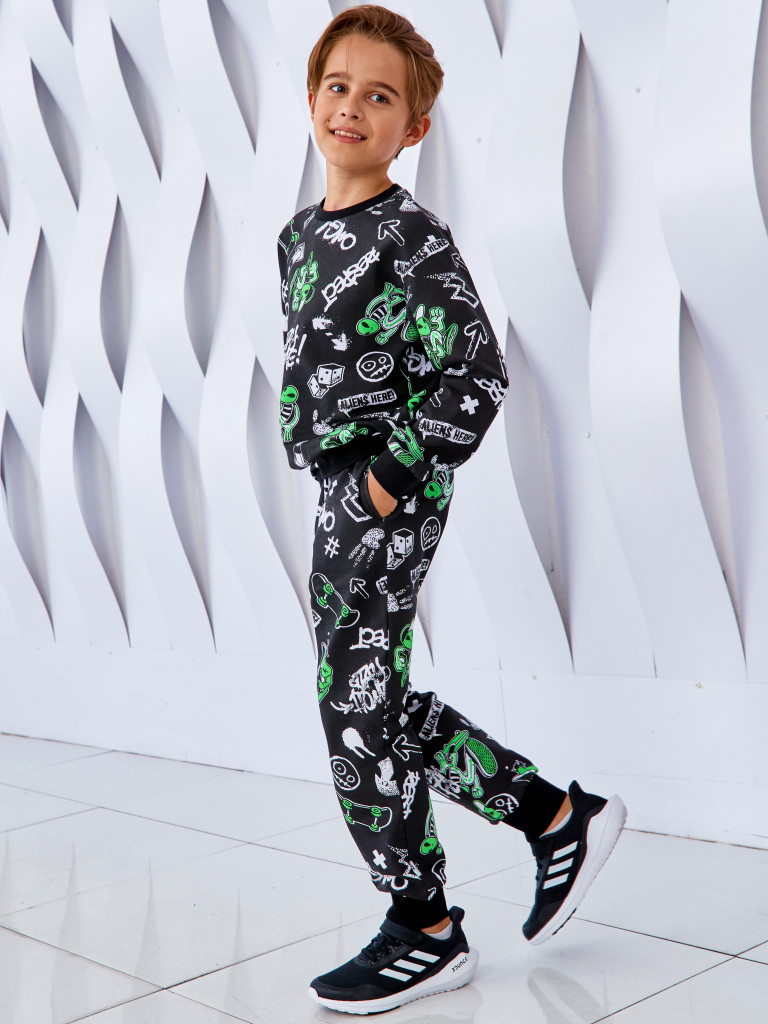 Брюки "MAKE CONTACT", черный, Juno 4