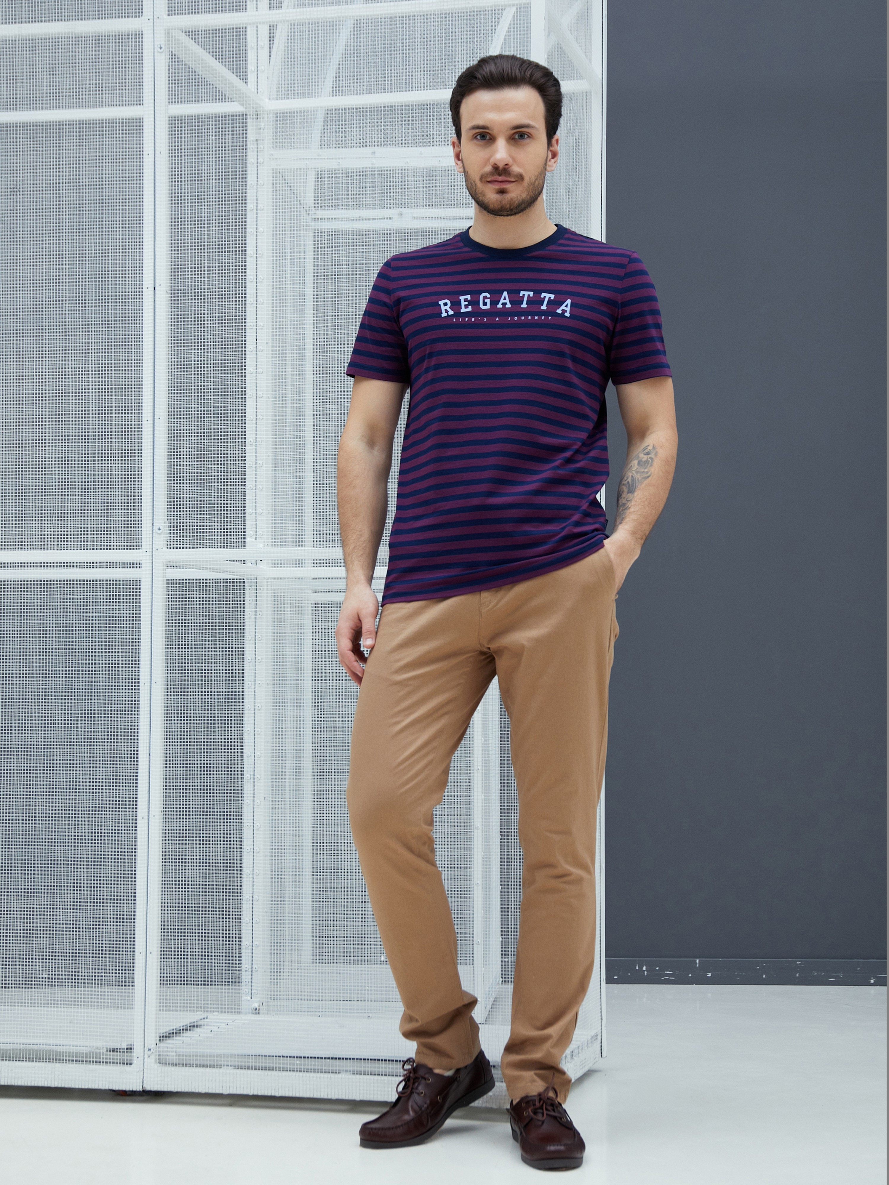 Футболка "SeaBreeze", бургунди, BeGood 1