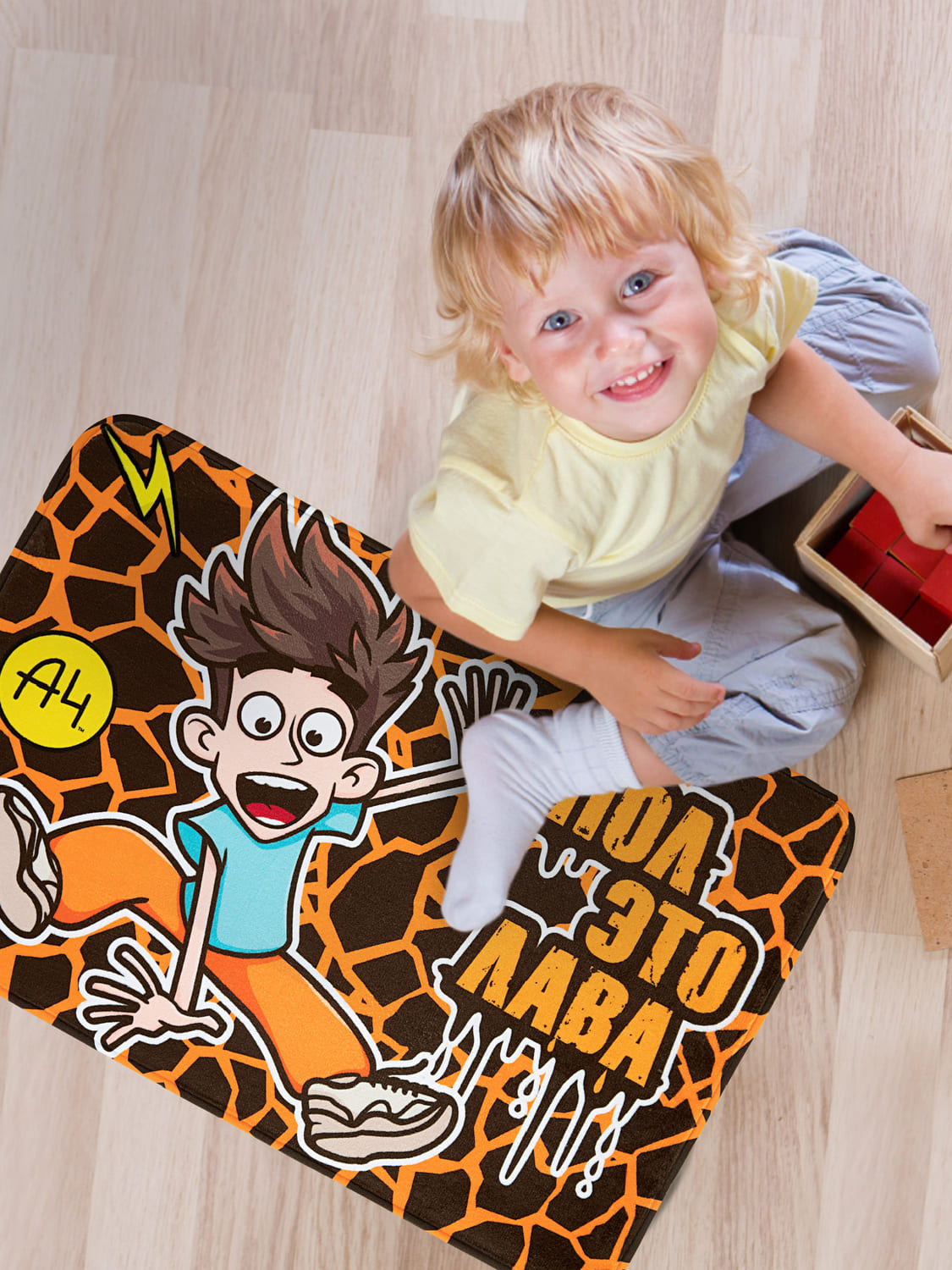 Коврик Непоседа Влад А4 Бумага 0