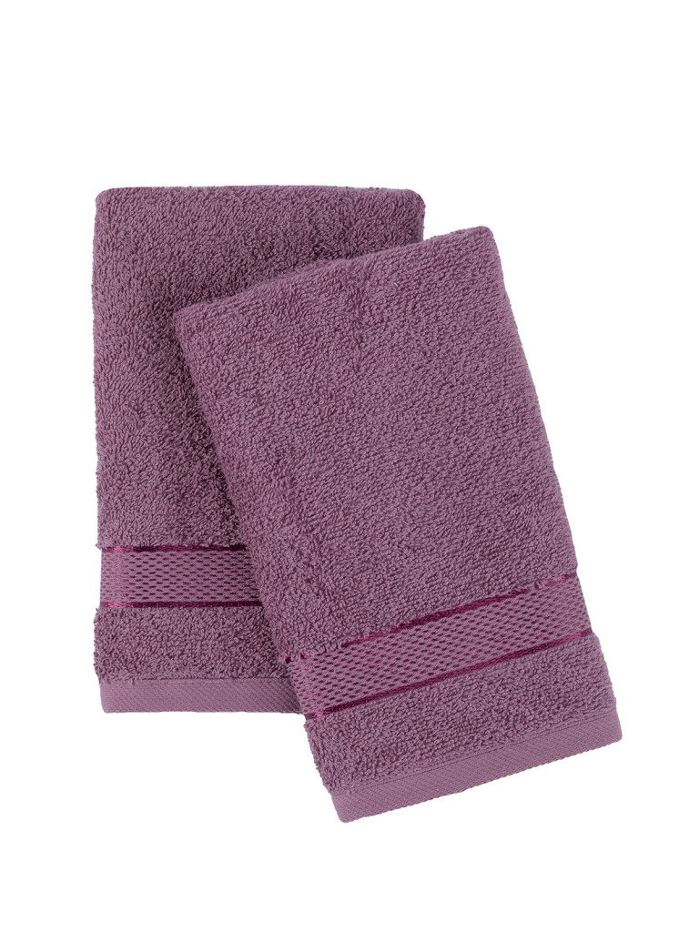 Комплект махровых полотенец "Ritz", брусничный, Унисон 2