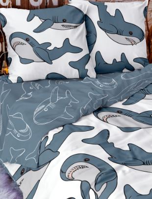 Постельное бельё Crazy Getup Plush sharks