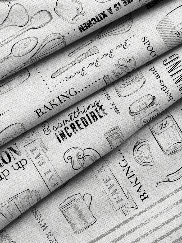 Комплект скатерть + 6 салфеток "Loft Café", Унисон 3