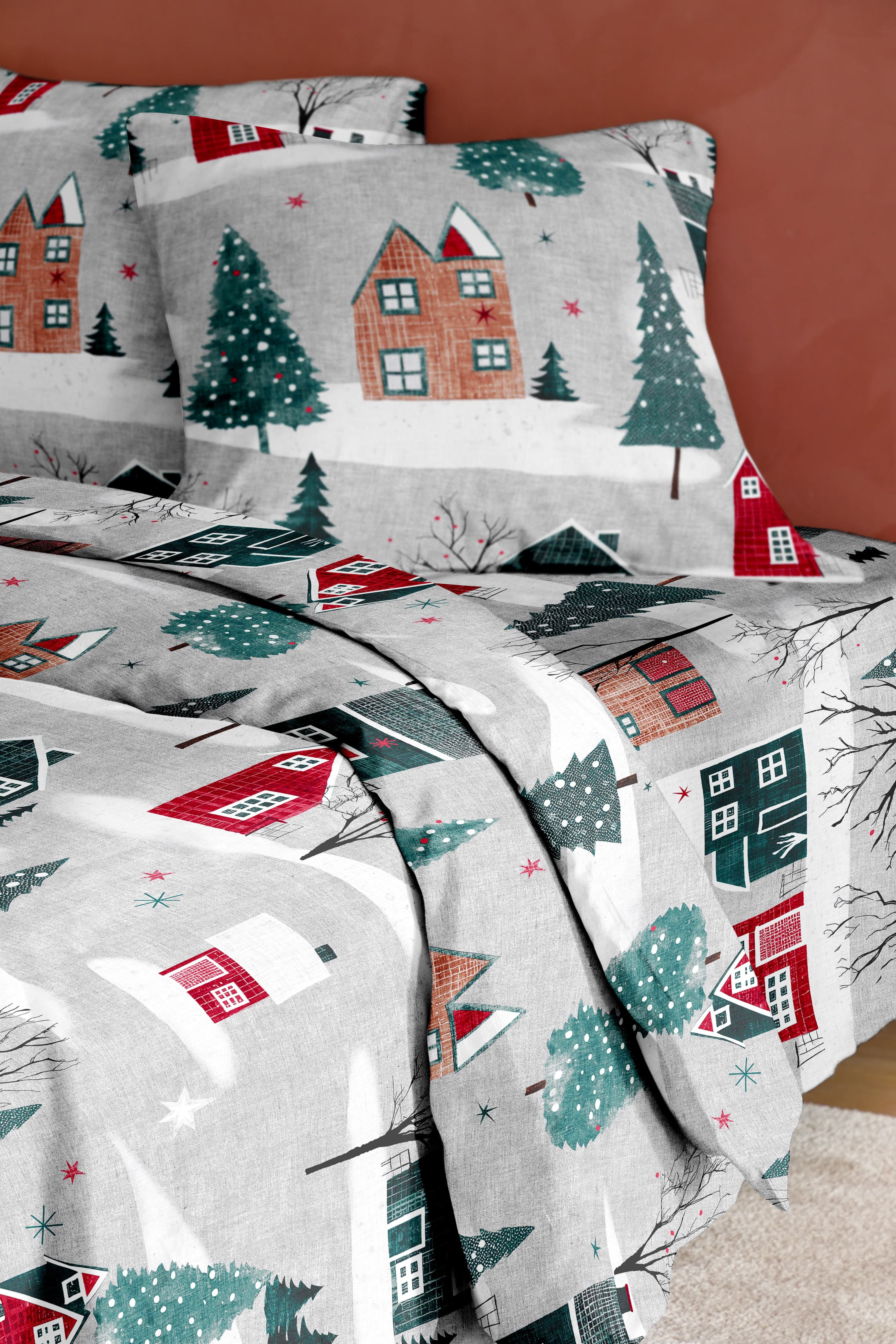 Постельное бельё Флоранс Снежный город 3