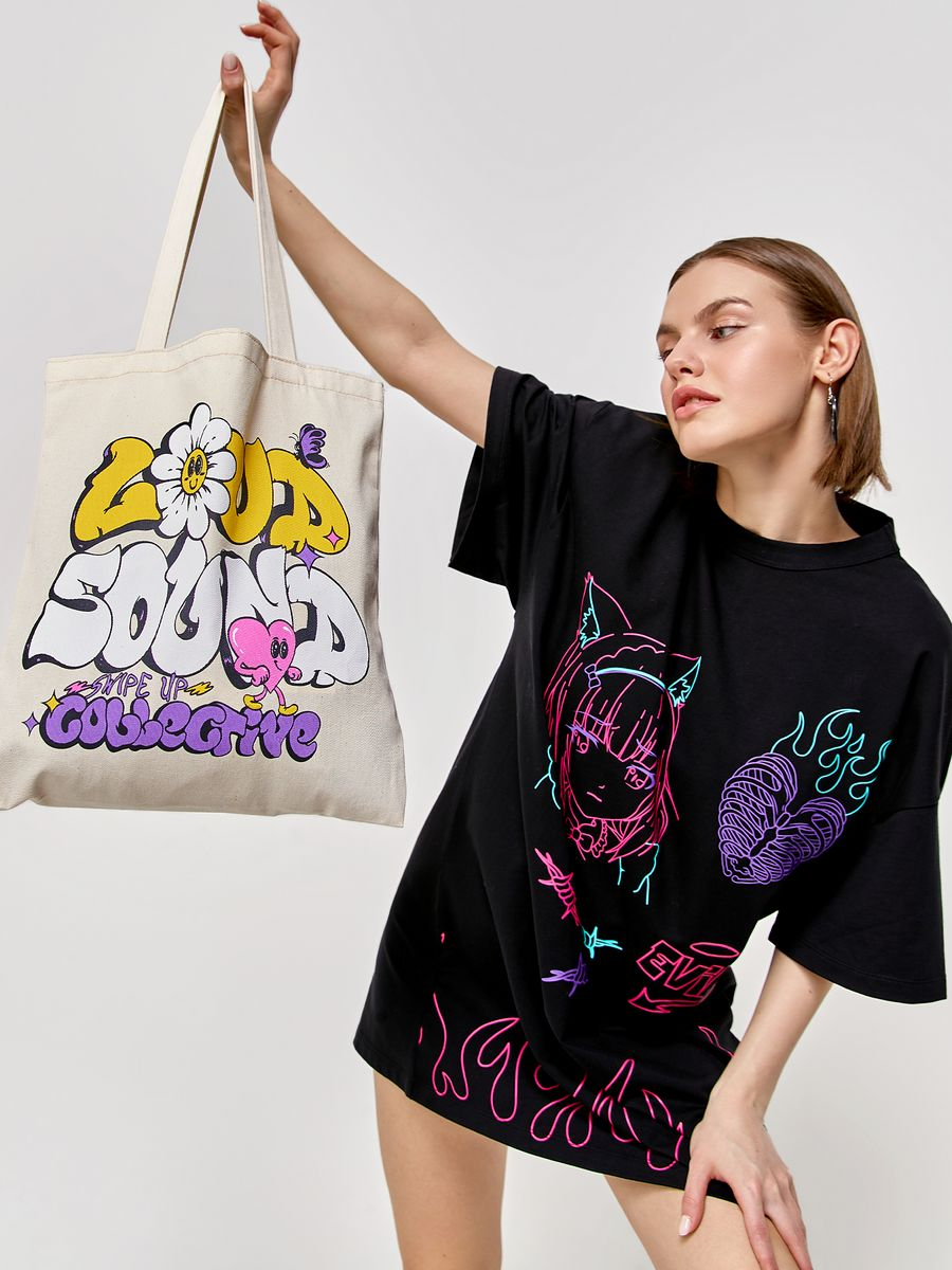 Сумка-шопер Crazy Getup Retro vibe 1