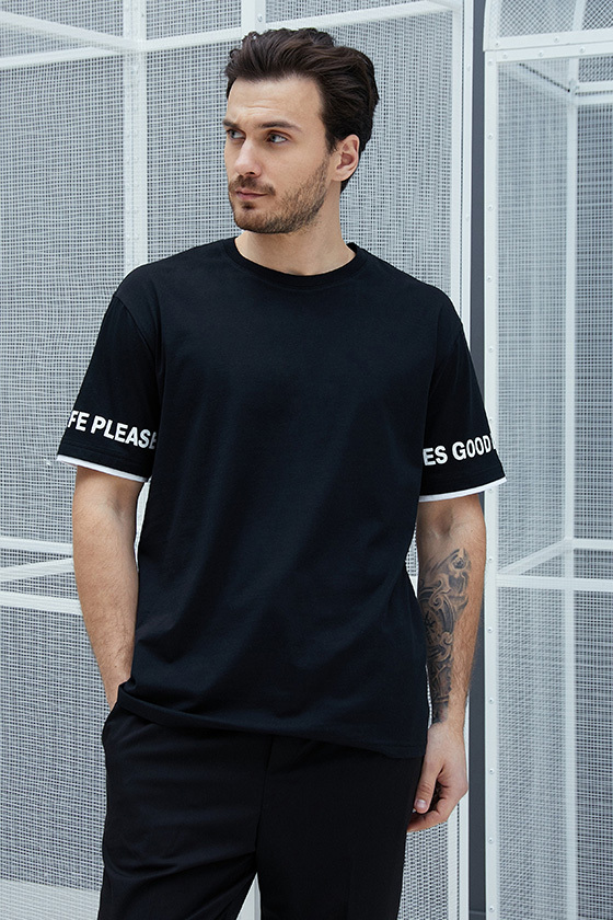 Футболка Chill Out, черный, BeGood 0