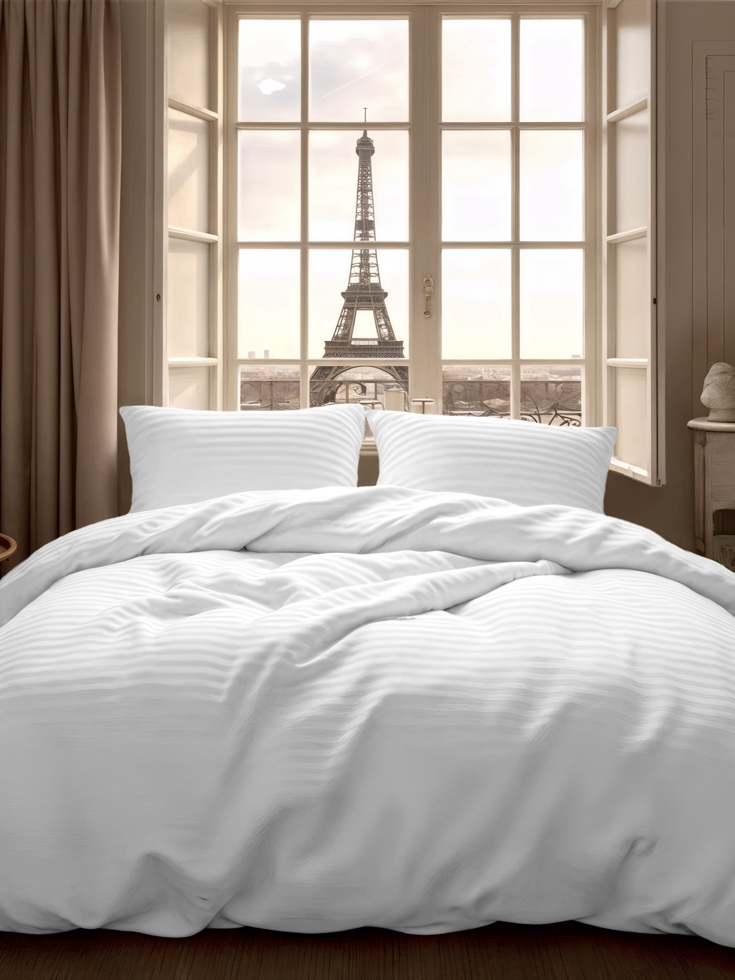 Постельное бельё Унисон White new 0