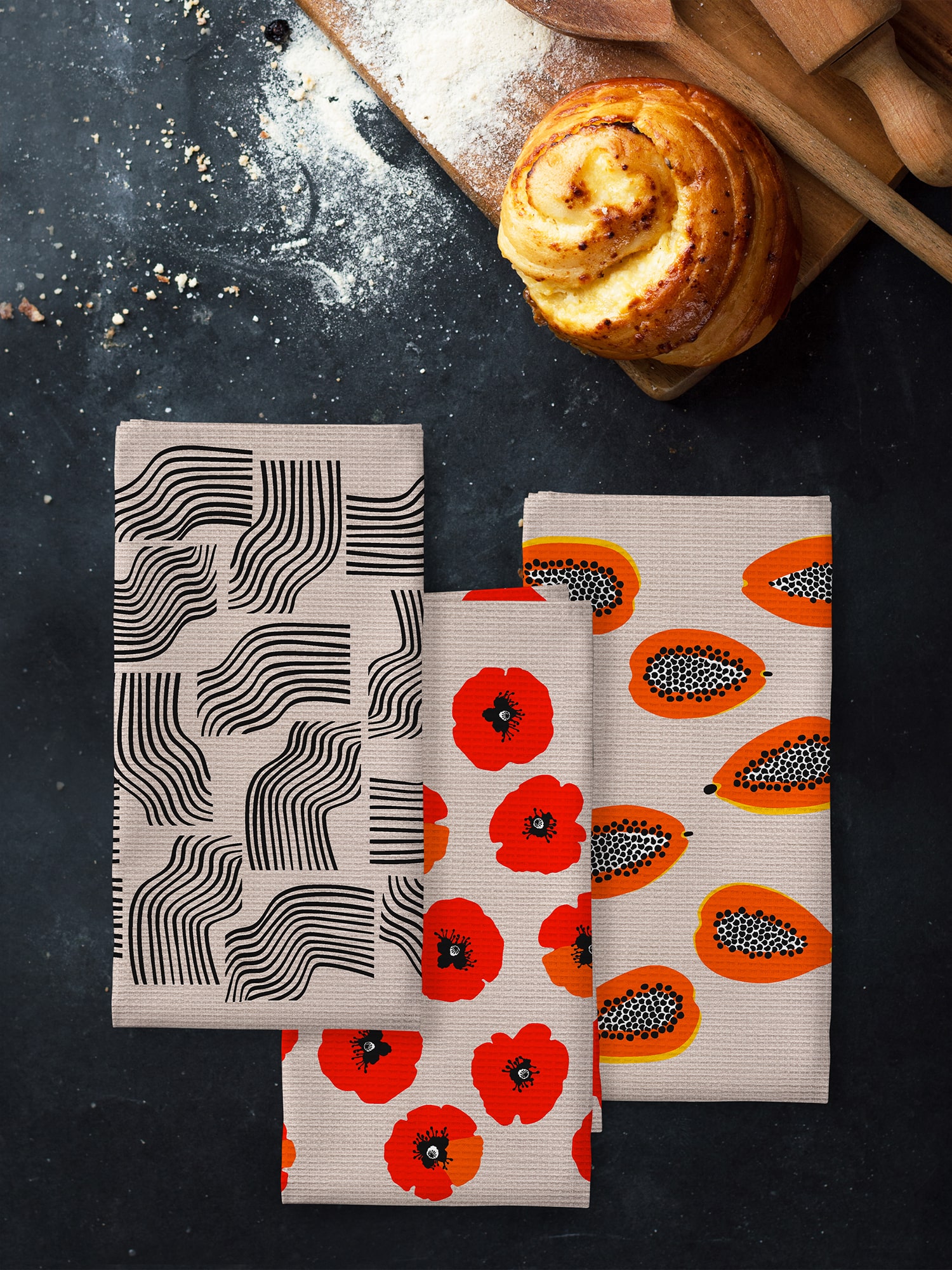 Комплект полотенец Унисон Papaya fields 1