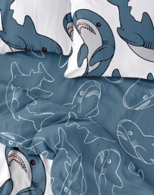 Постельное бельё Crazy Getup Plush sharks 2