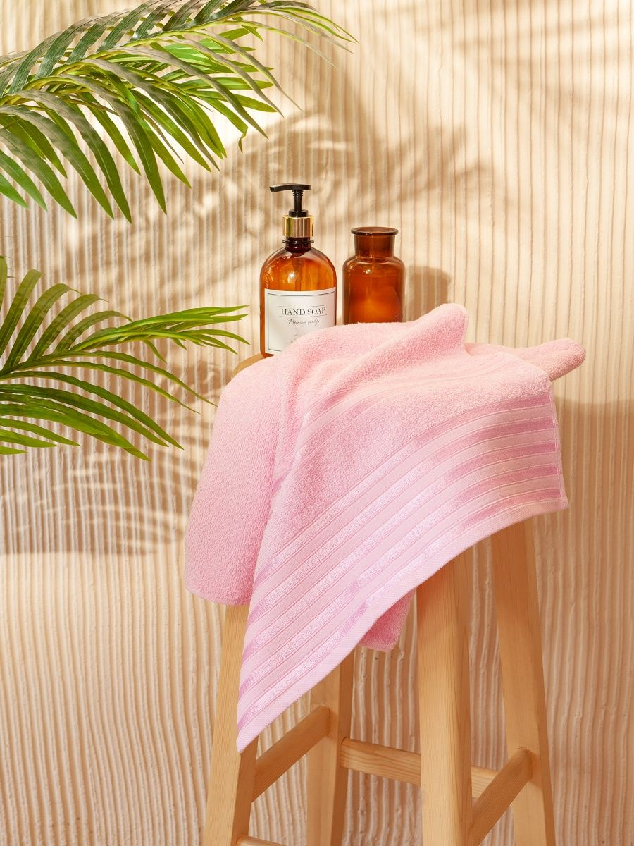 Полотенце махровое "Патрисия", розовый, Mia Cara 1