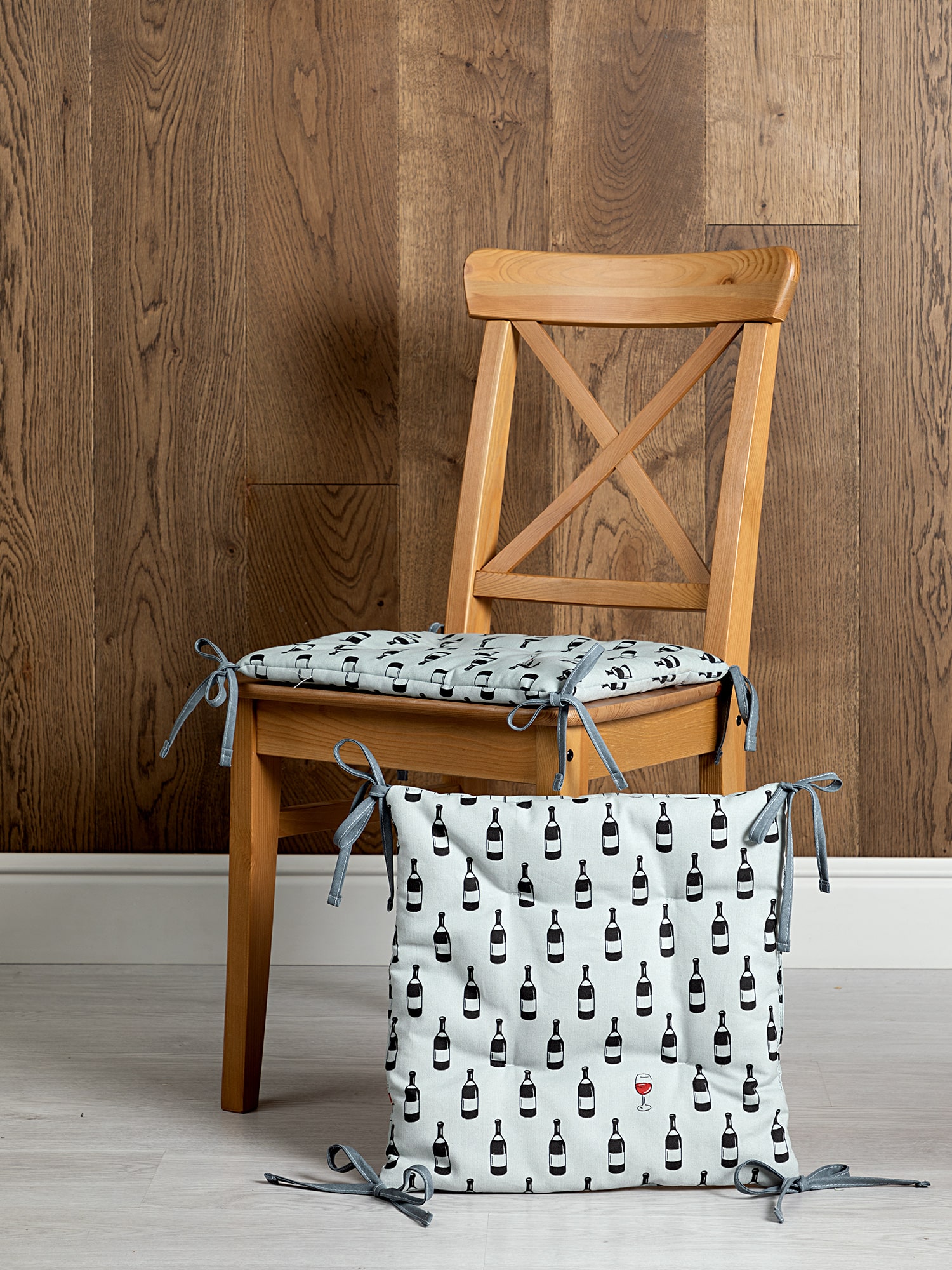 Комплект подушек на стул Унисон Wine 0