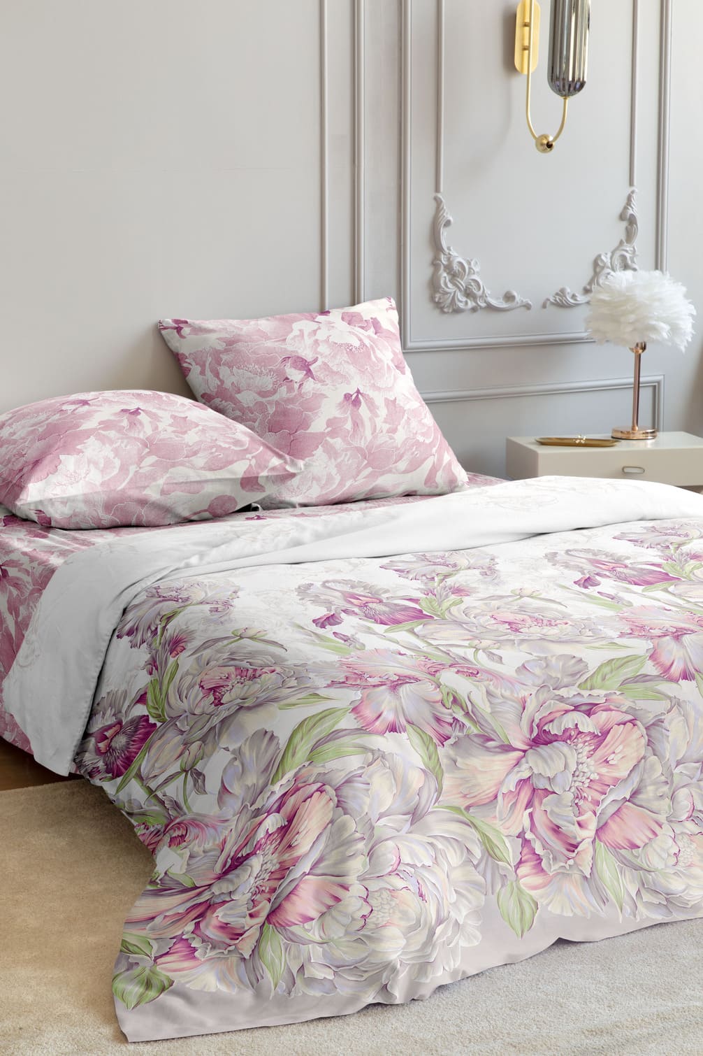 Постельное бельё Mia Cara Царство пионов 2/2 6