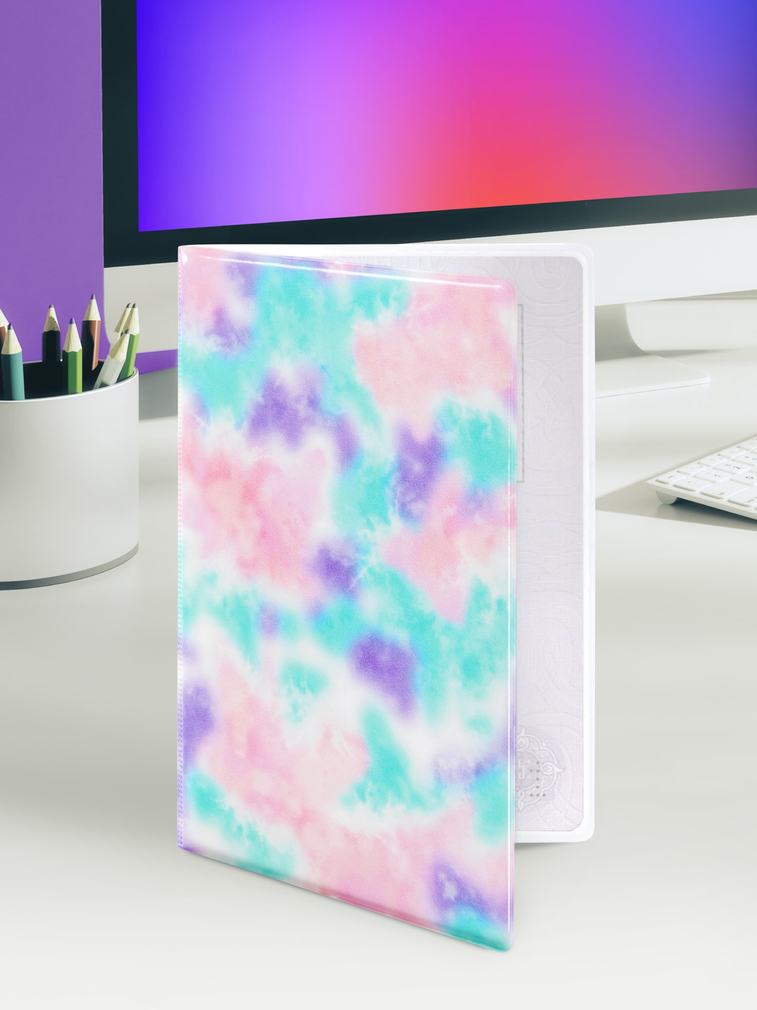 Обложка для паспорта "Crazy Getup" Tie dye 2