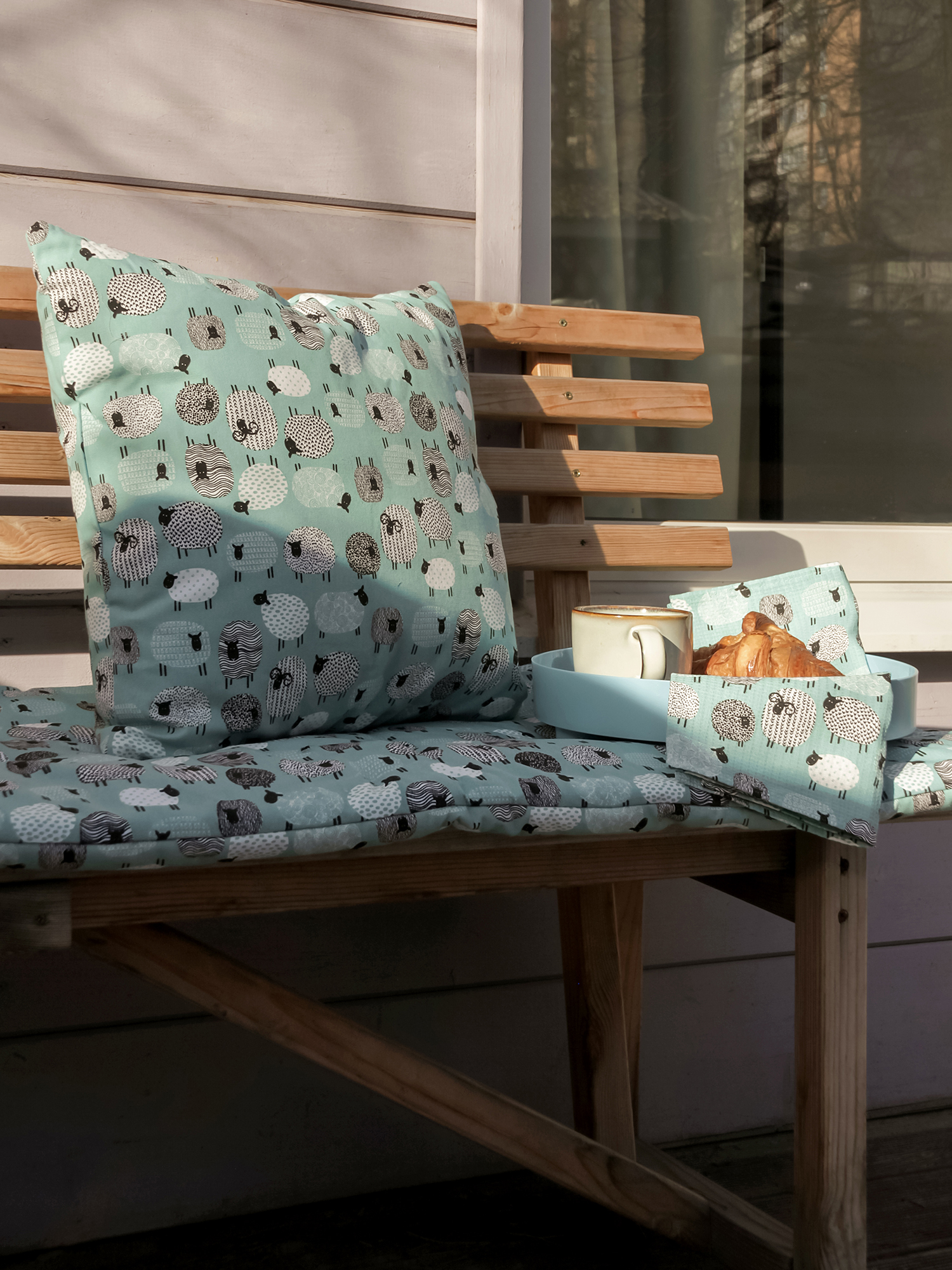 Подушка на скамью "Black Sheep", Унисон 4