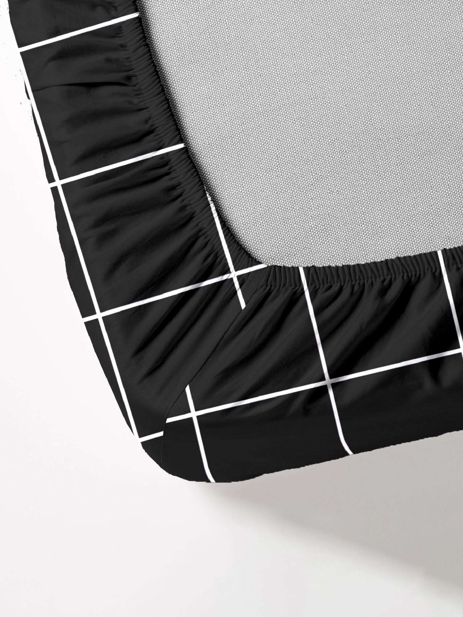 Простыня Grid paper black, Crazy Getup 1