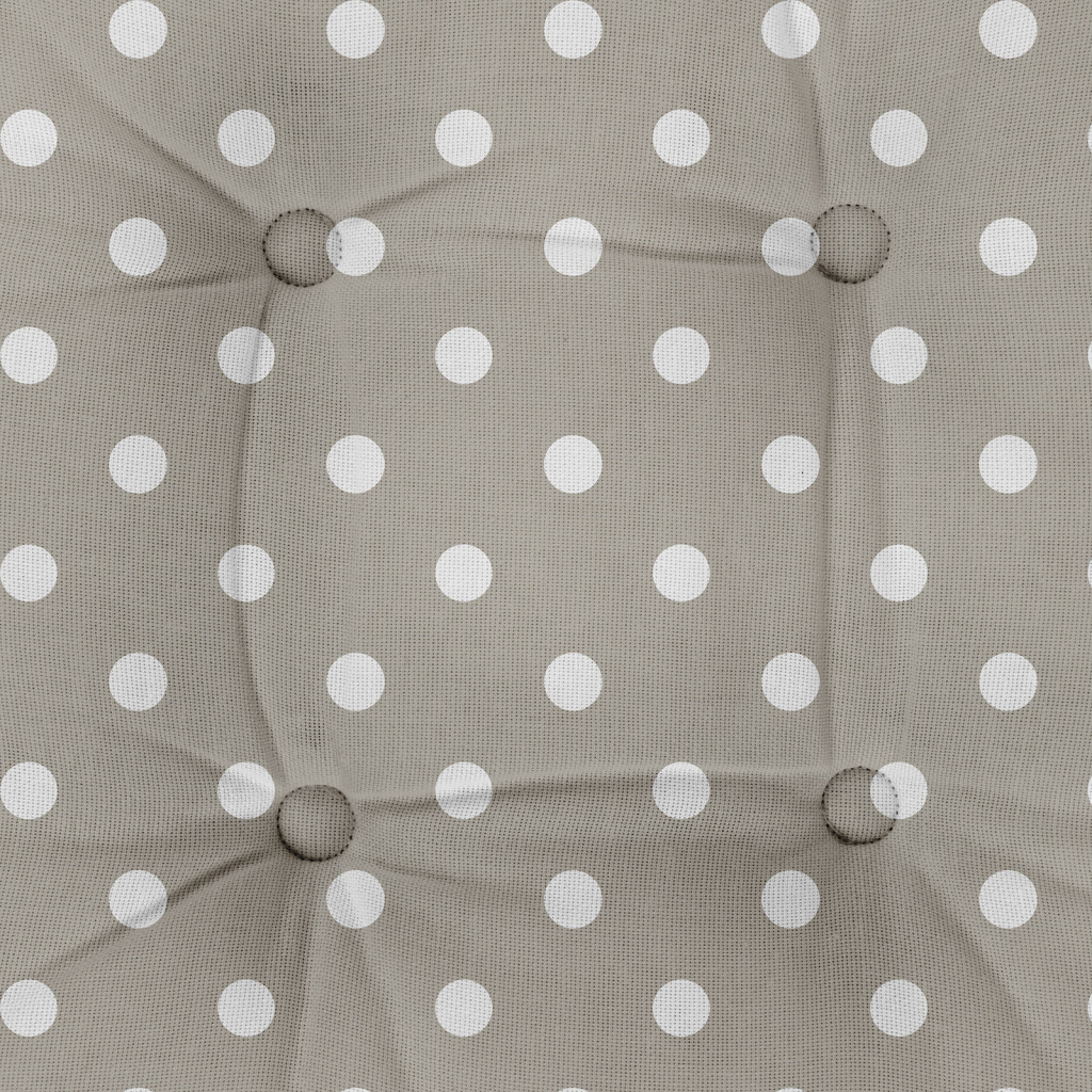 Подушка на стул с тафтингом "Горох", Mia Cara 3