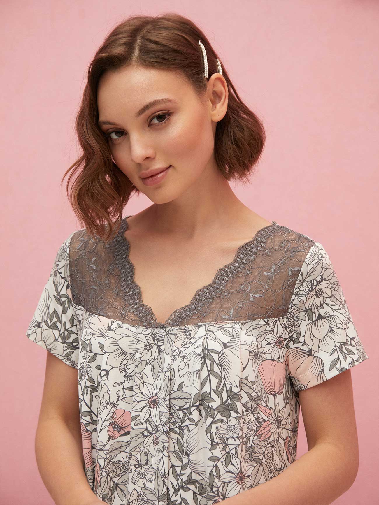 Сорочка Jardin eveille  Цветы, Mia Cara 3