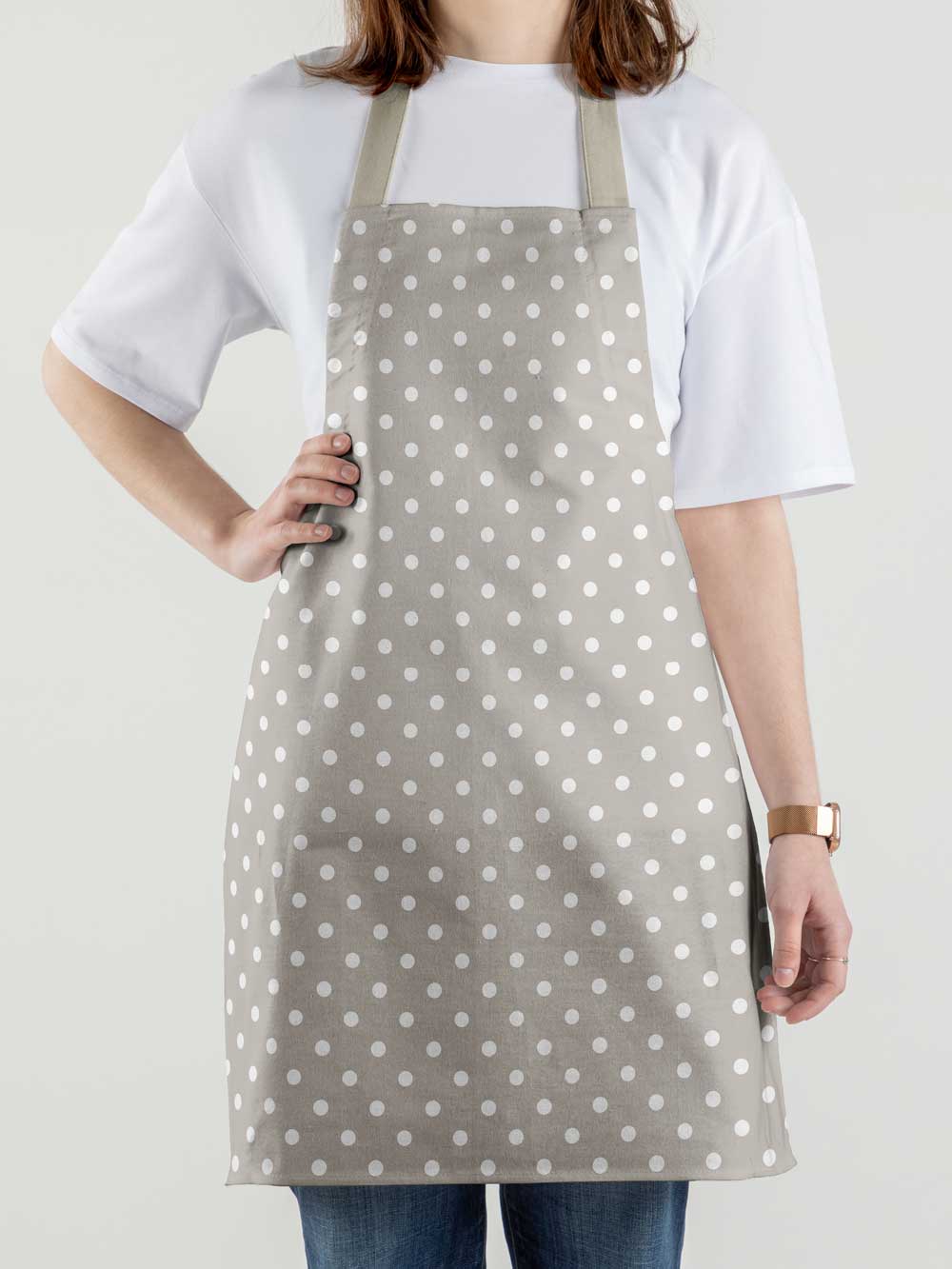 Фартук рогожка "Горох", Mia Cara 1