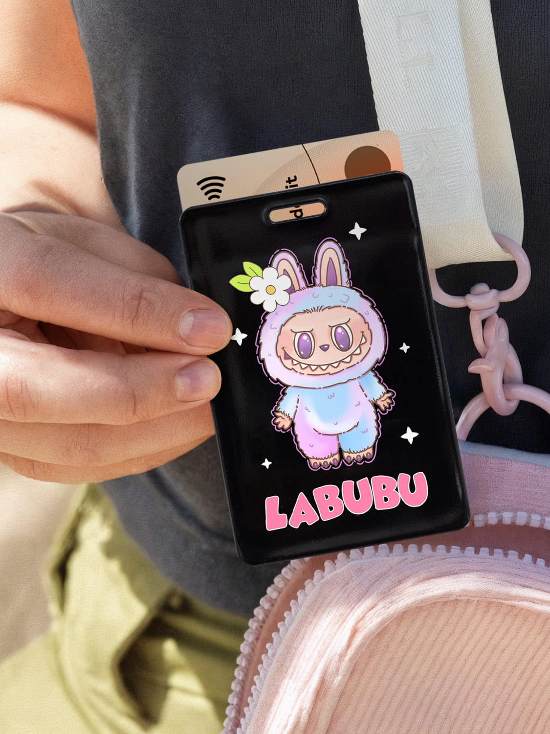 Чехол для карт Crazy Getup Лабубу 0