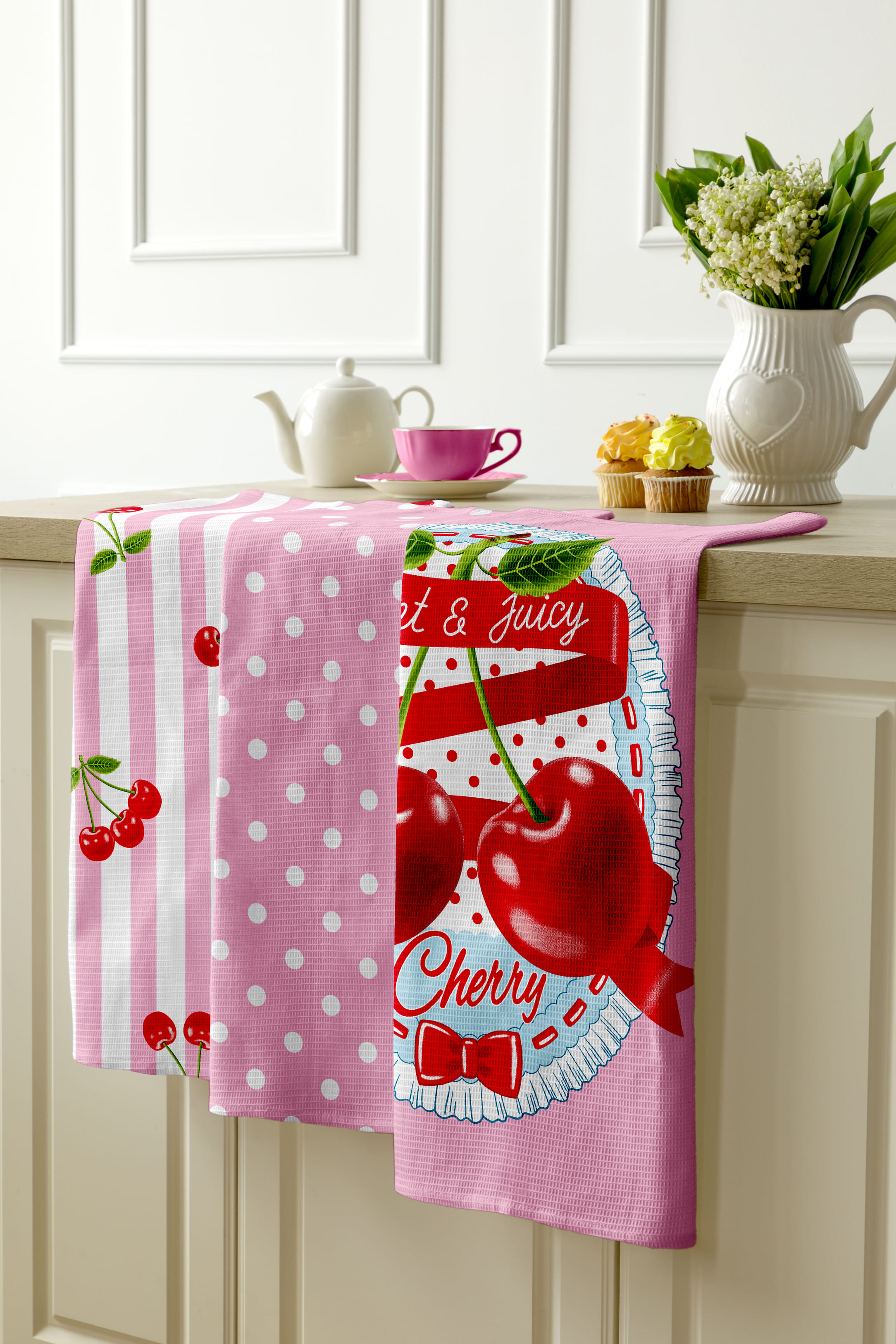 Комплект полотенец Mia Cara Сладкая вишня 1