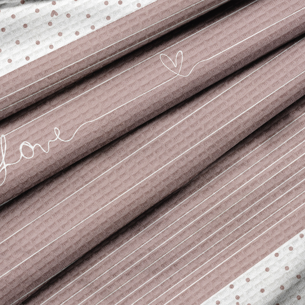 Комплект вафельных полотенец "Love", Унисон 4
