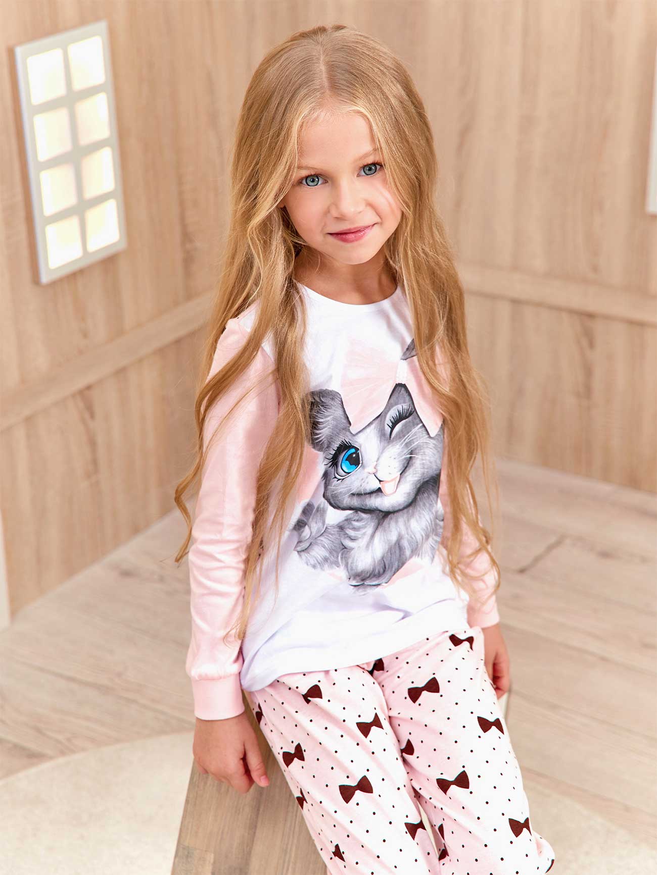 Пижама "Кошка с бантом", Juno 3