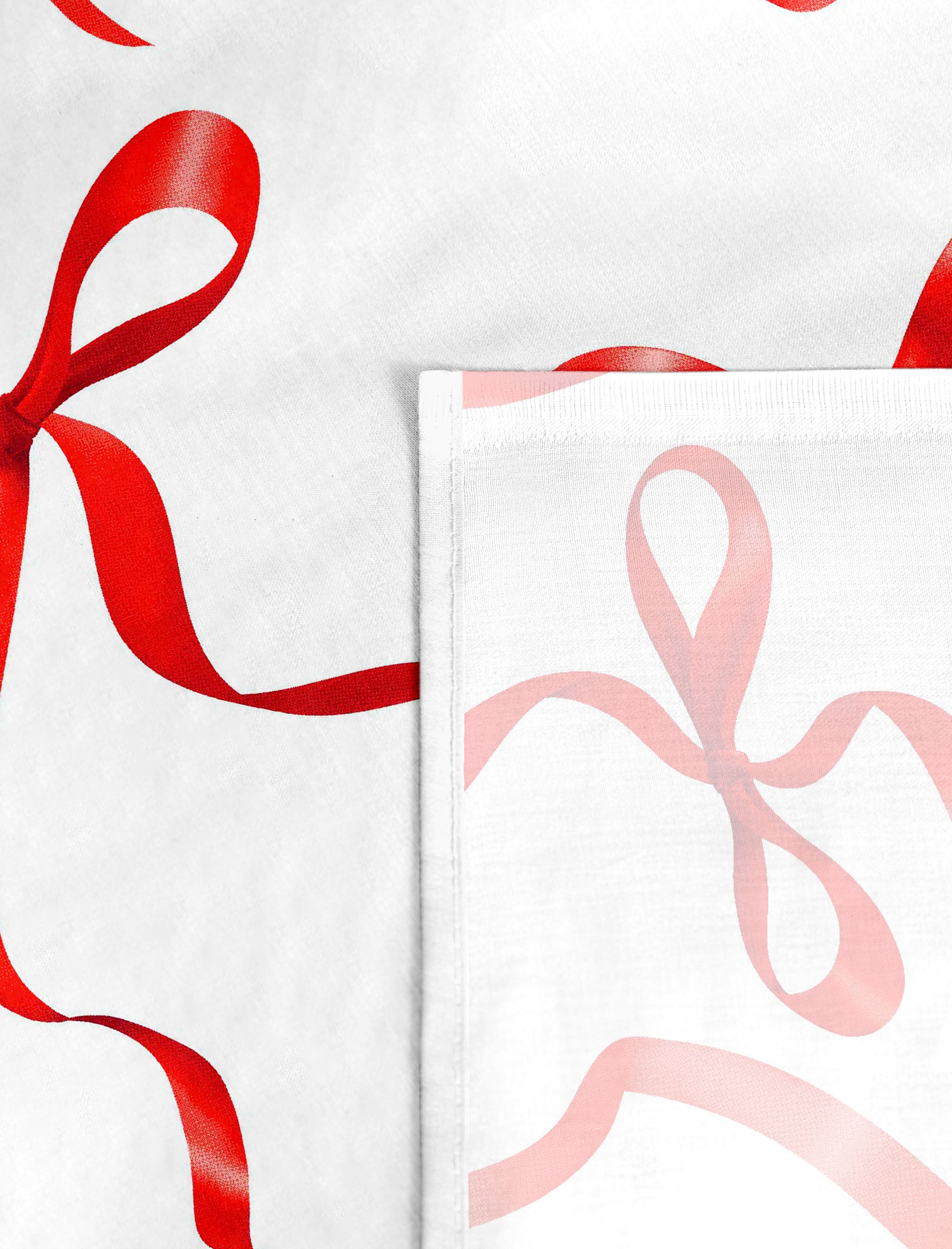 Комплект наволочек Унисон Алые банты 1