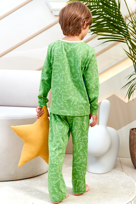 Пижама Sleepwear Boys Зеленый Динозаврики, Juno 5