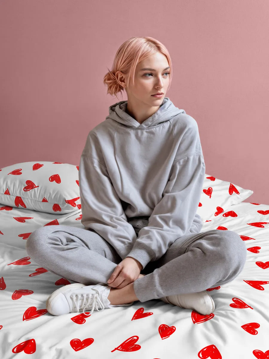 Постельное бельё Crazy Getup Сердца 1