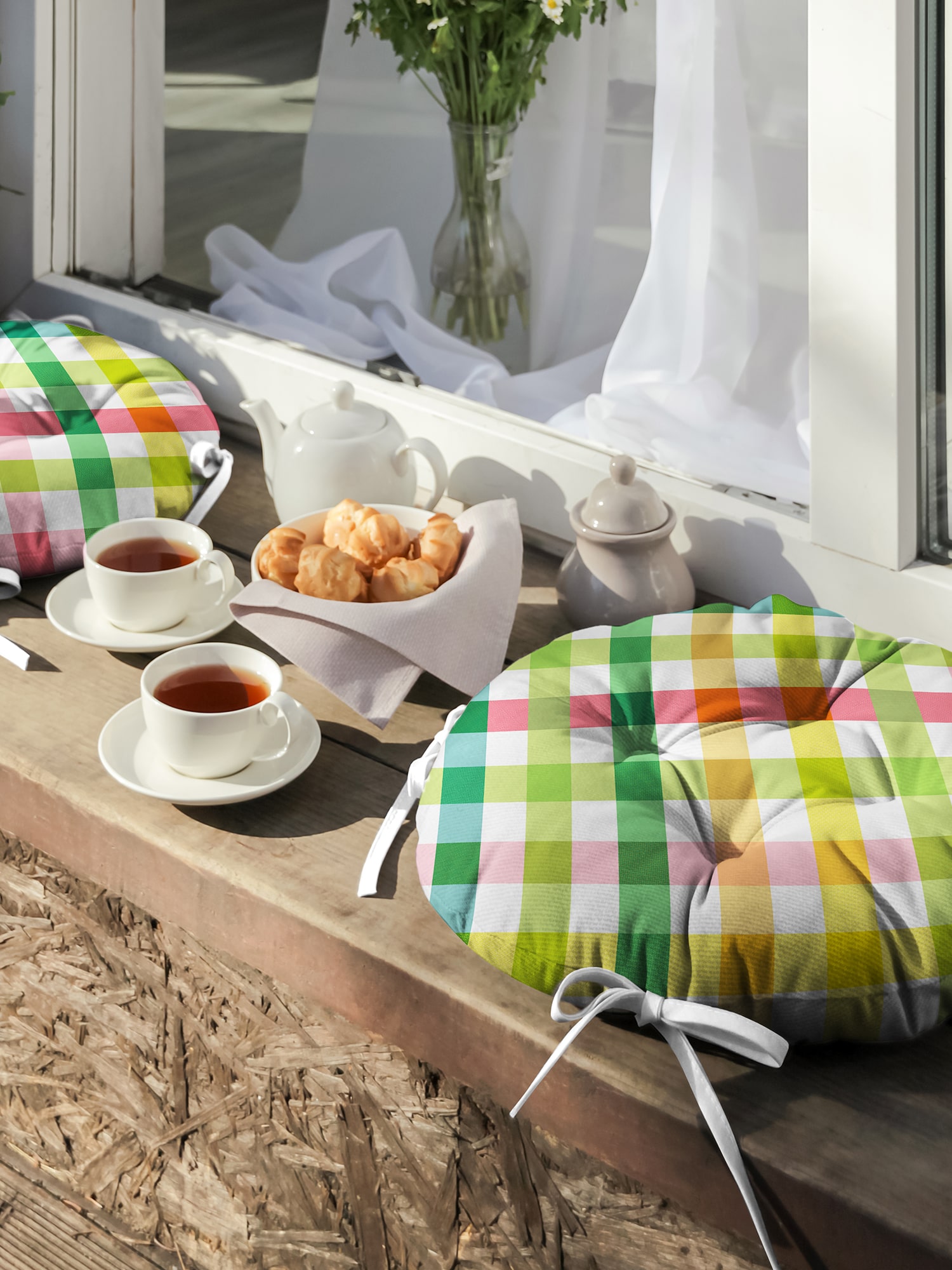 Комплект подушек на стул Унисон Bright mood 2