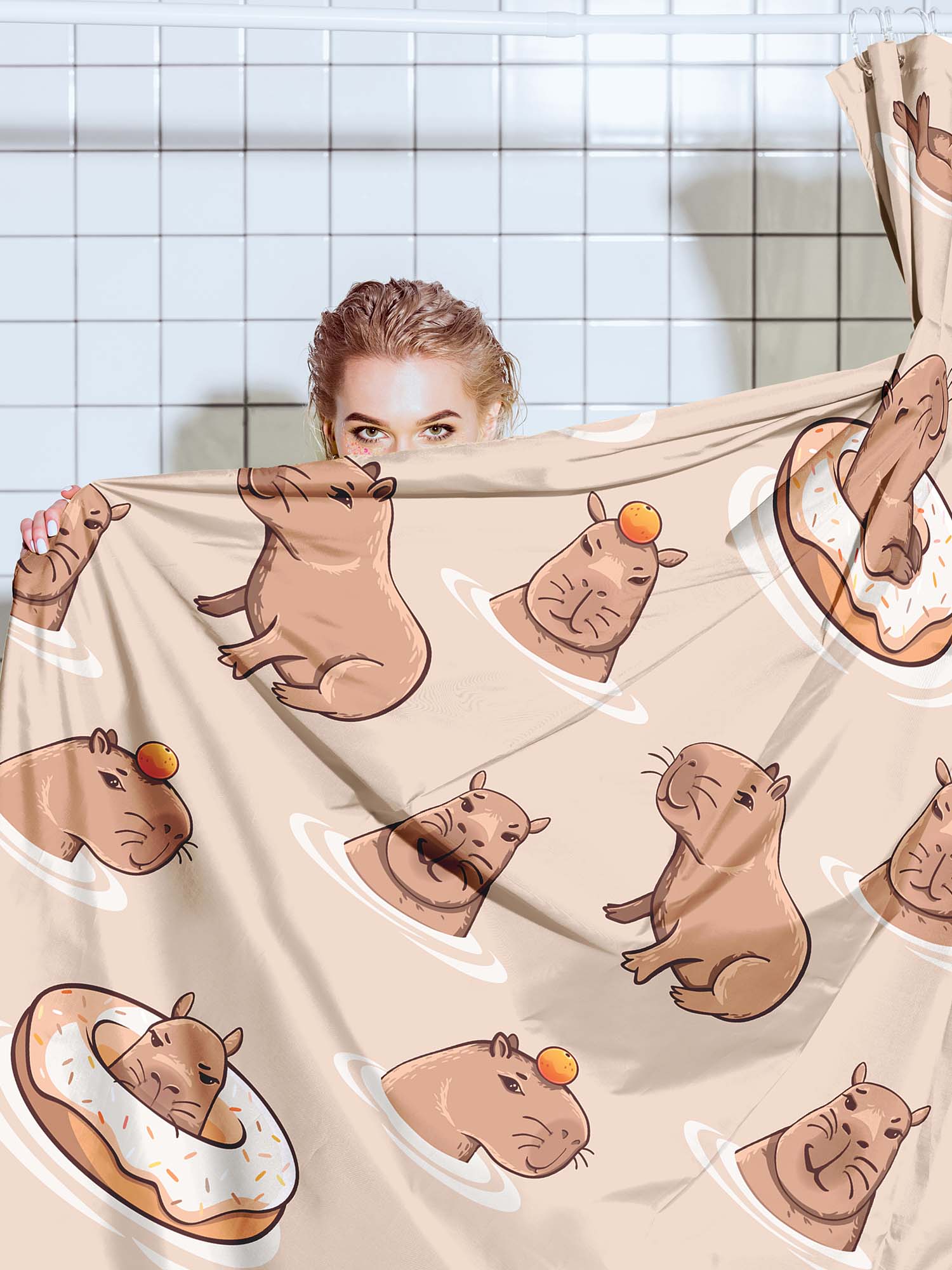 Штора Crazy Getup Capybara 2